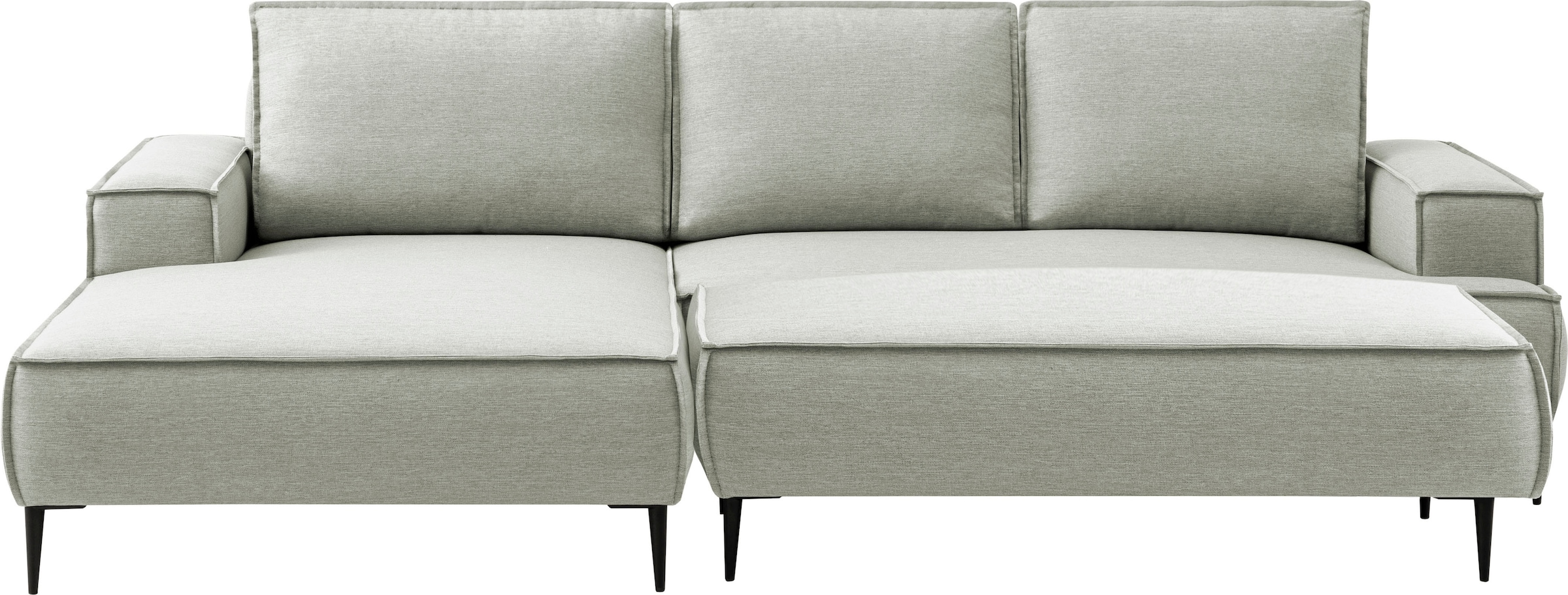andas Sitzgruppe »TVINNU, Polsterecke L-Form, Schlaffunktion, mit Hocker«, (Set, 2 tlg.), stellbar zum Schlafsofa (Krokodilverbinder)