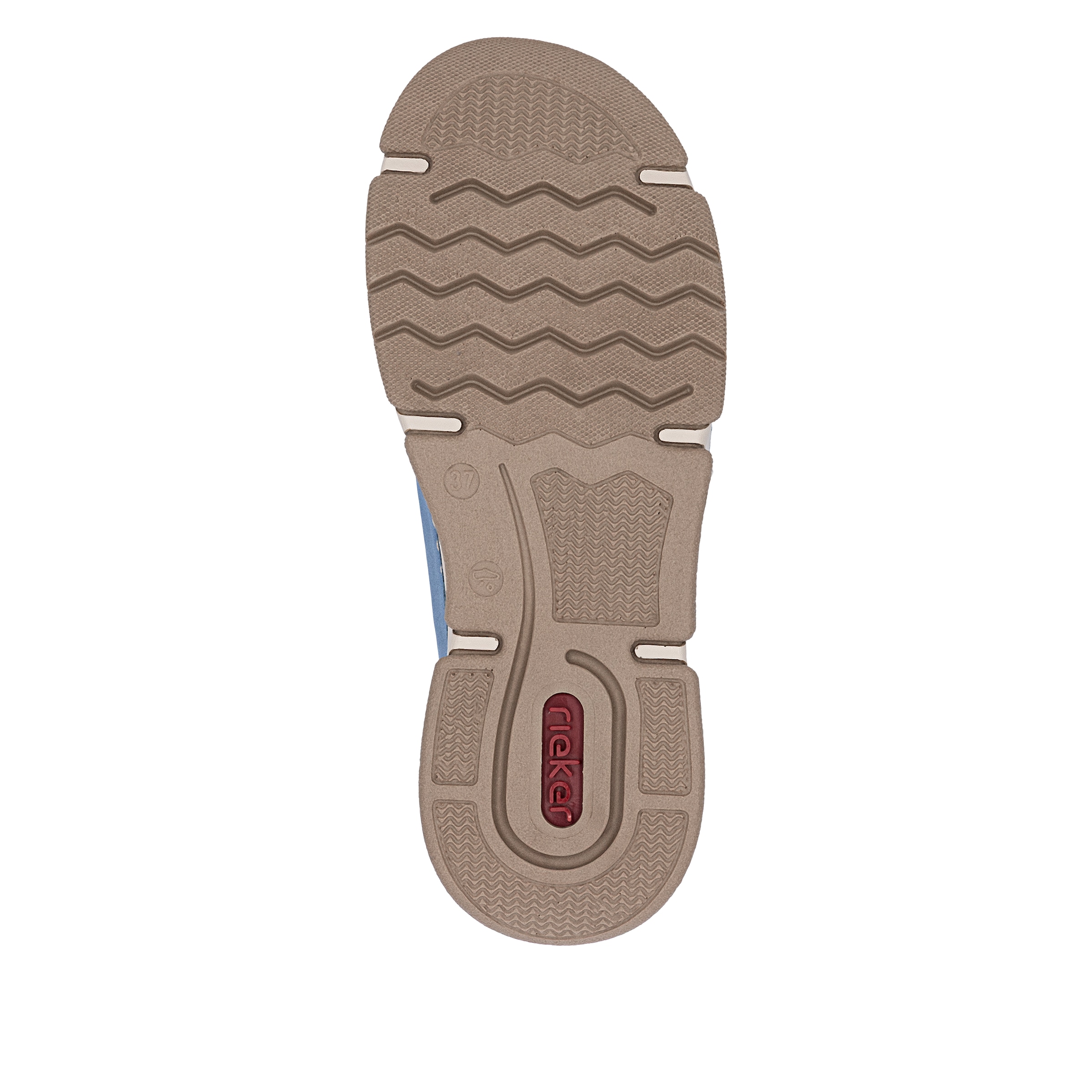 Rieker Slip-On Sneaker  Schlupfschuh, Halbschuh, Freizeitschuh mit weicher Innensohle