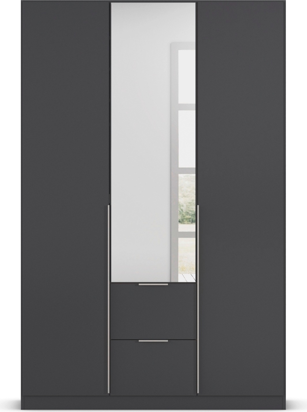 rauch Drehtürenschrank »Kleiderschrank Schrank Garderobe AGORDO mit Dekor- oder Hochglanzfront«, (in zwei Griff-Farben, Breiten 91-360 cm), mit Außenschubkästen, in 7 Breiten und 2 Höhen MADE IN GERMANY