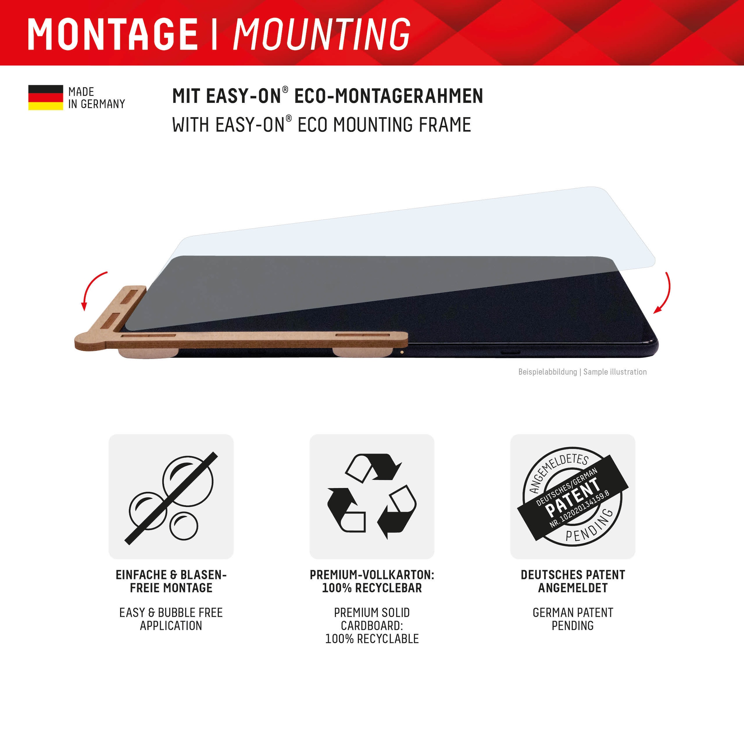 Displex Displayschutzfolie »Tablet Glass« für Apple iPad Pro 11" (2024/2025) Displayschutz, Bildschirmschutz, kratz & stoßfest, einfaches Anbringen