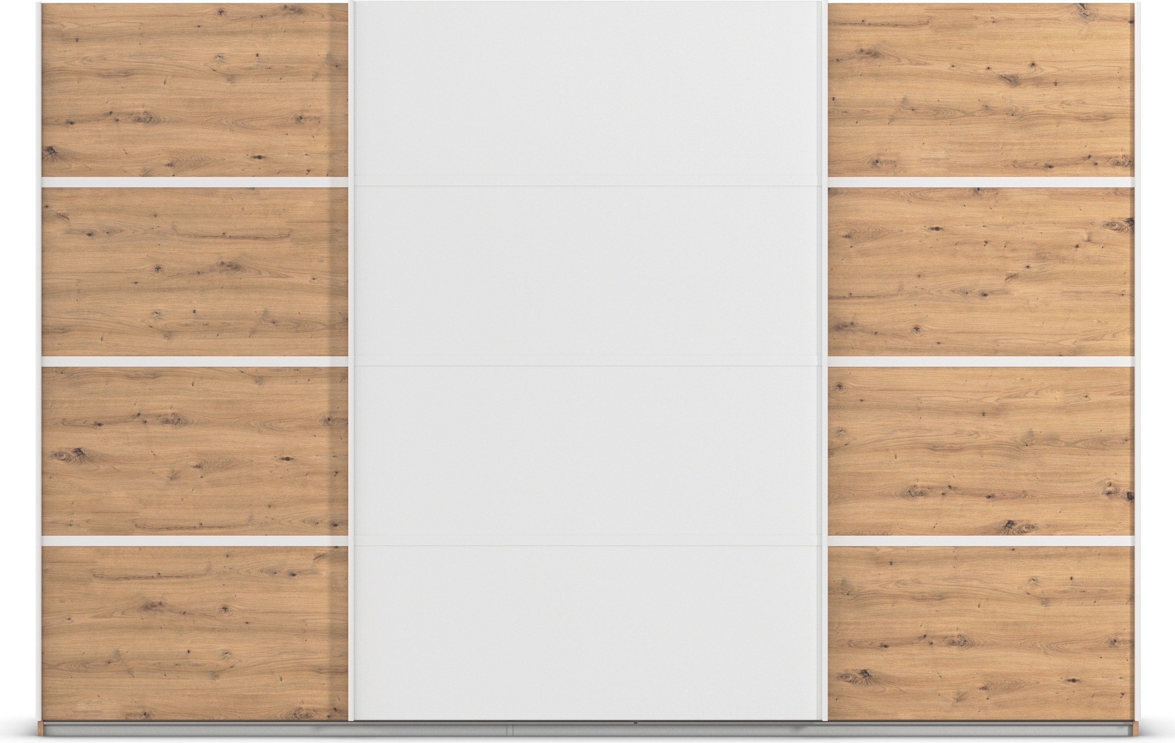 rauch Kleiderschrank »Schwebetürenschrank Garderobe Schrank TOP ANGEBOT Avola«, (in 3 verschiedenen Ausstattungen BASIC/CLASSIC/PREMIUM), mit eleganten Zierleisten in Chrom, Schwarz oder Weiß MADE IN GERMANY