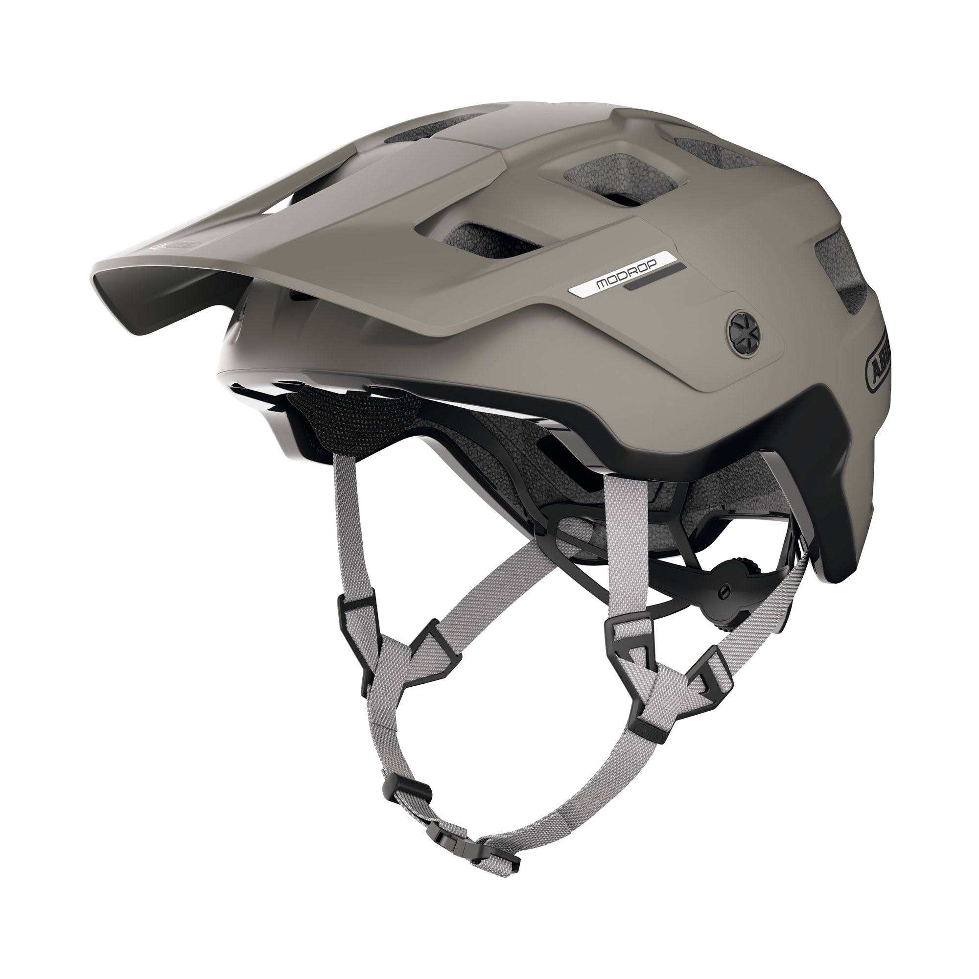 ABUS Fahrradhelm »MODROP« beige S Kopfumfang: 51cm - 55cm Fahrradhelm