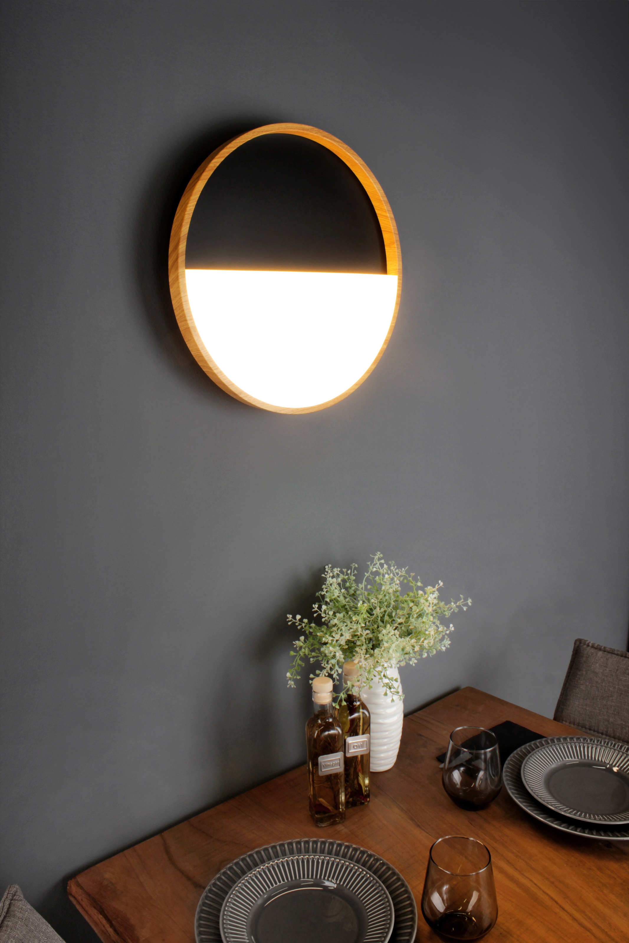 ECO-LIGHT LED Wandleuchte »VISTA«. LED fest integriert, Ø 30,00 cm