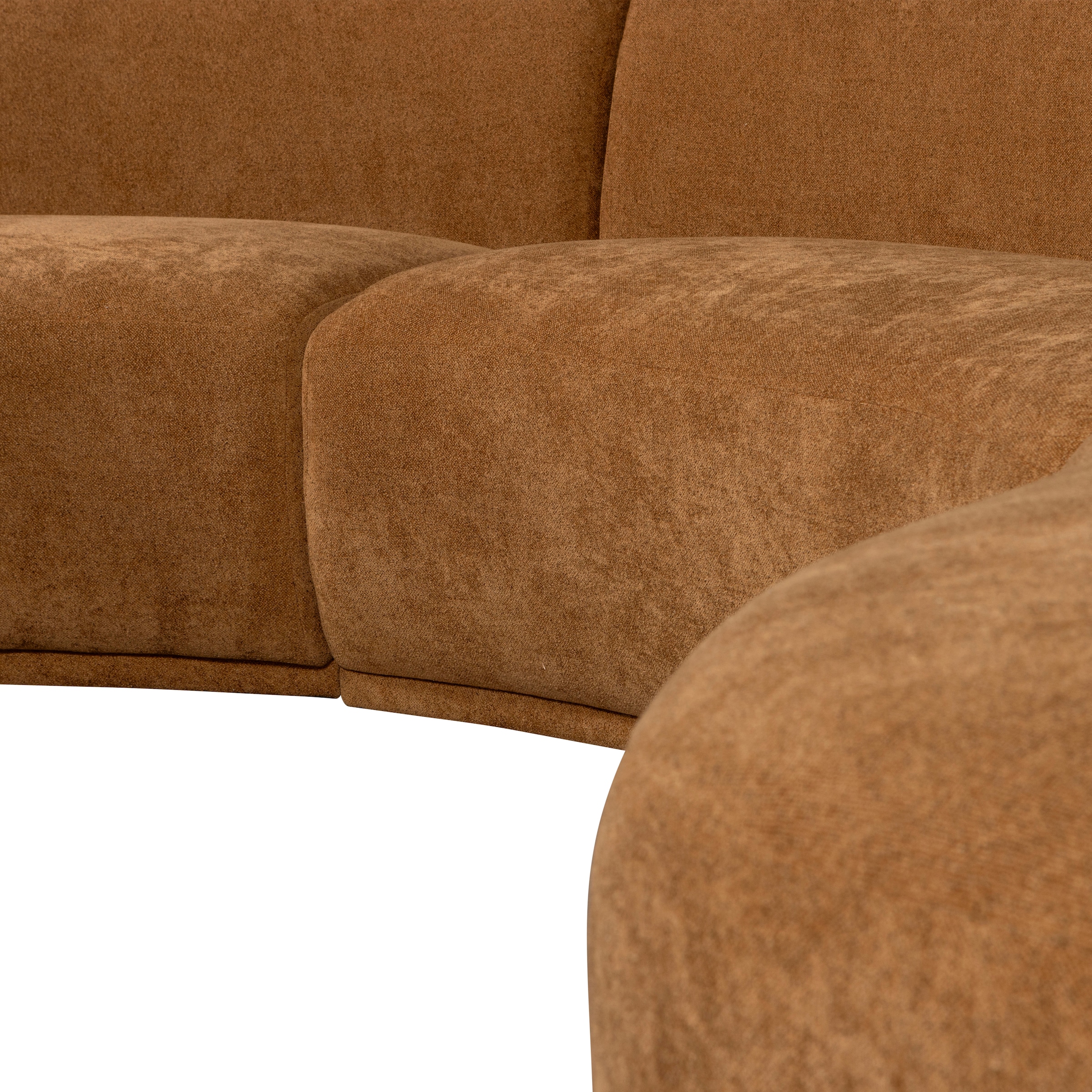 WOOOD Big-Sofa »Batavier«, Halbrundes Sofa, Breite 336 cm