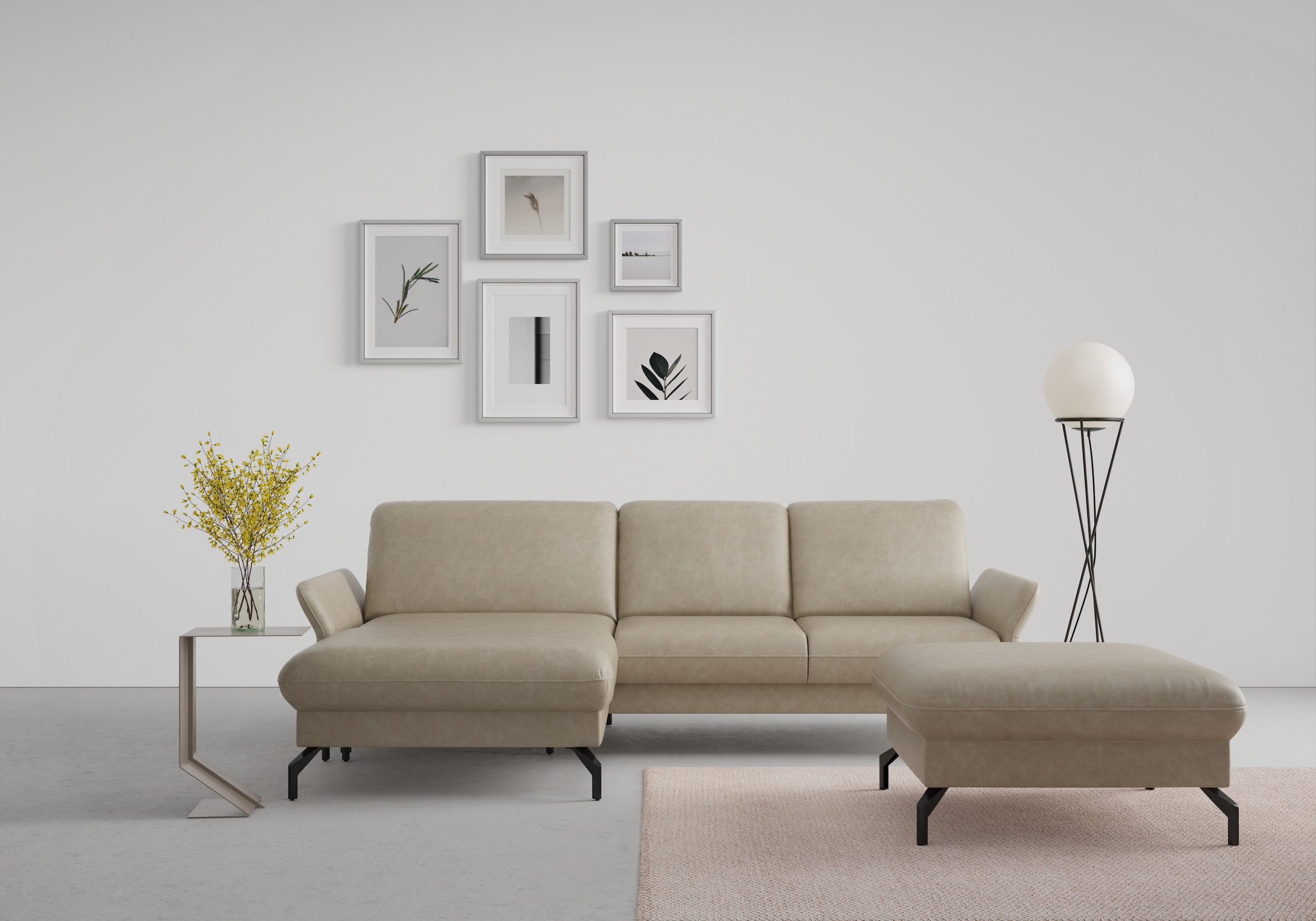 sit&more Ecksofa »Fashion L-Form«, wahlweise mit Kopfteilverstellung und Vo günstig online kaufen