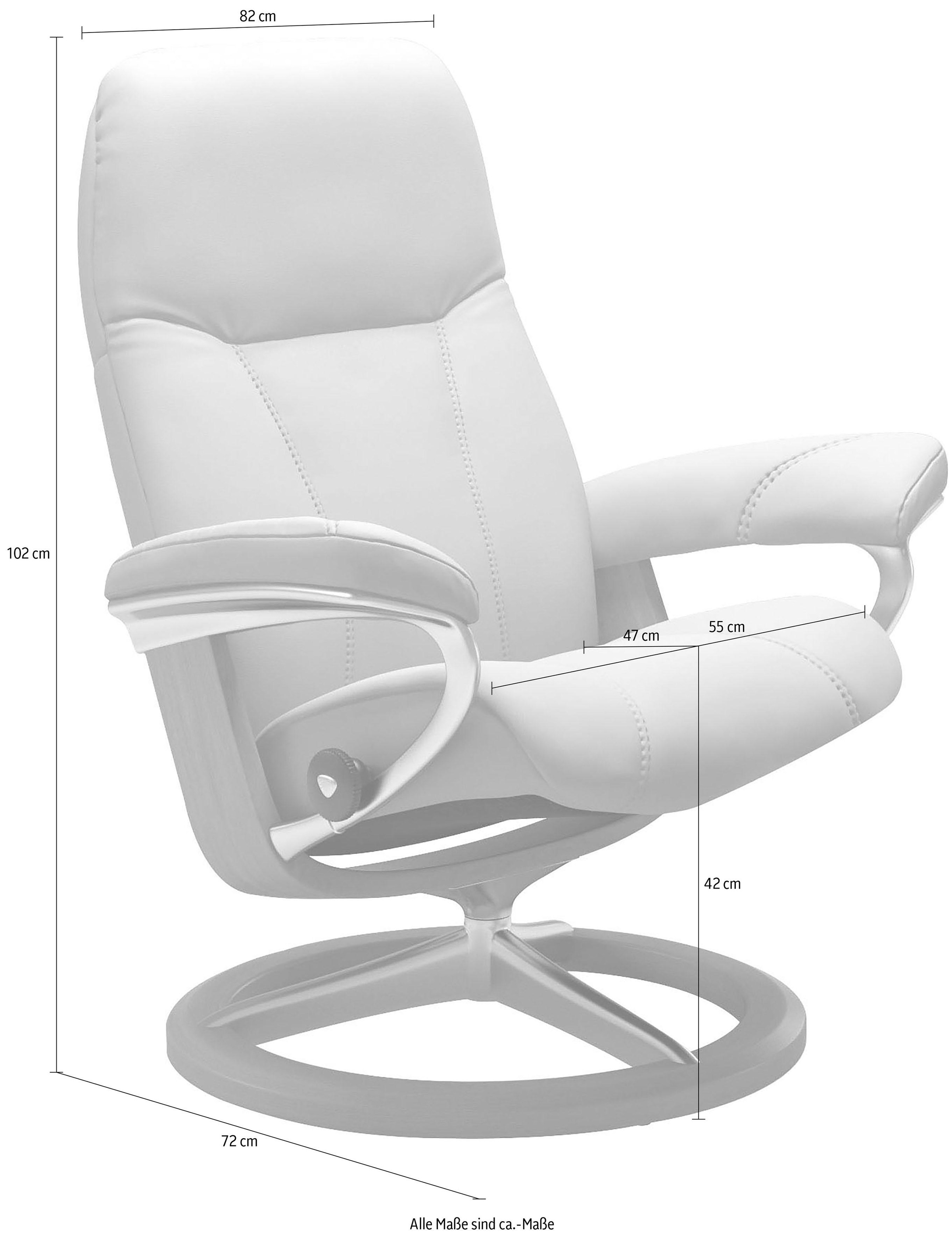 Stressless® Relaxsessel »Consul« mit Signature Base, Größe M, Gestell Braun