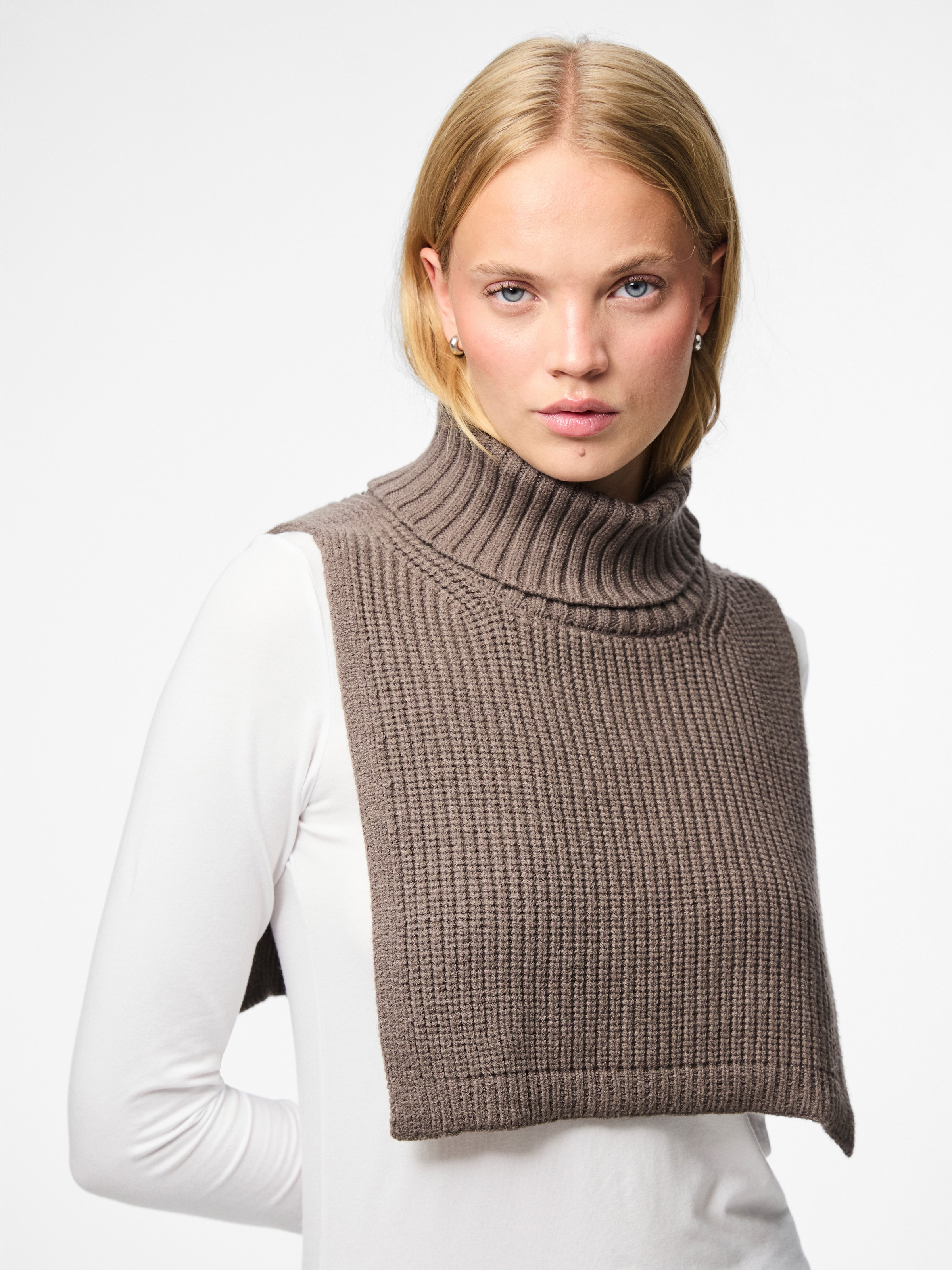 PIECES Kragen »PCJANNI NECKWARMER NOOS BC« Morel