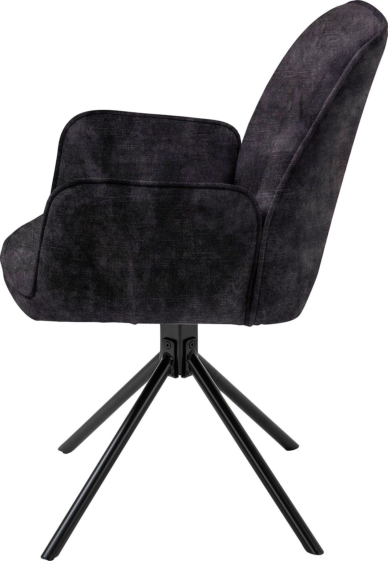 byLIVING Esszimmerstuhl »Blair«, (Set), 2 St., Samtstoff Velvet, 2er-Set, 360 Grad drehbar, gemütlicher Sessel, verschiedenen Stoffe