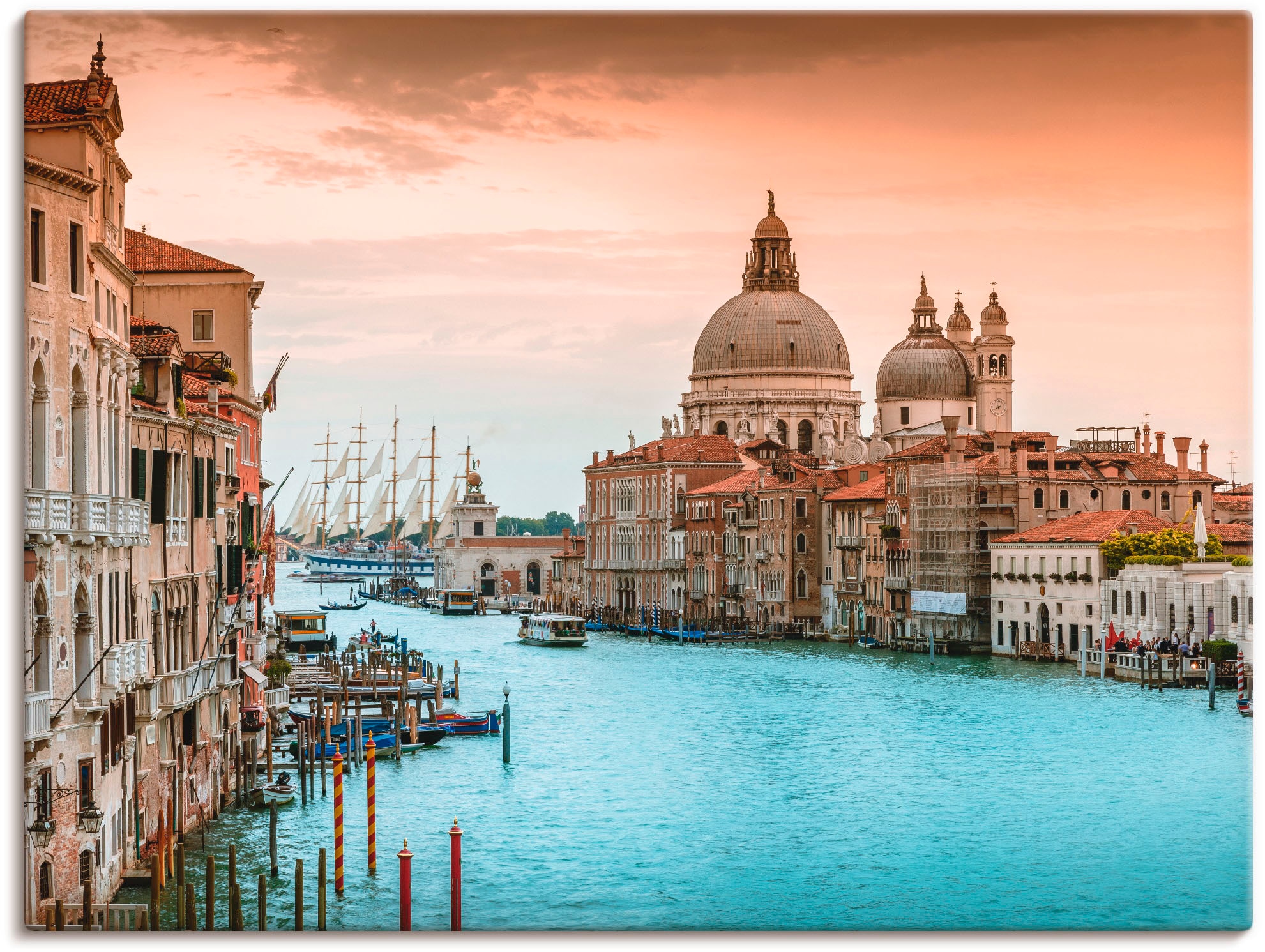 Artland Wandbild »Venedig Canal Grande I« Italien 1 Stk. tlg. als Alubild, günstig online kaufen
