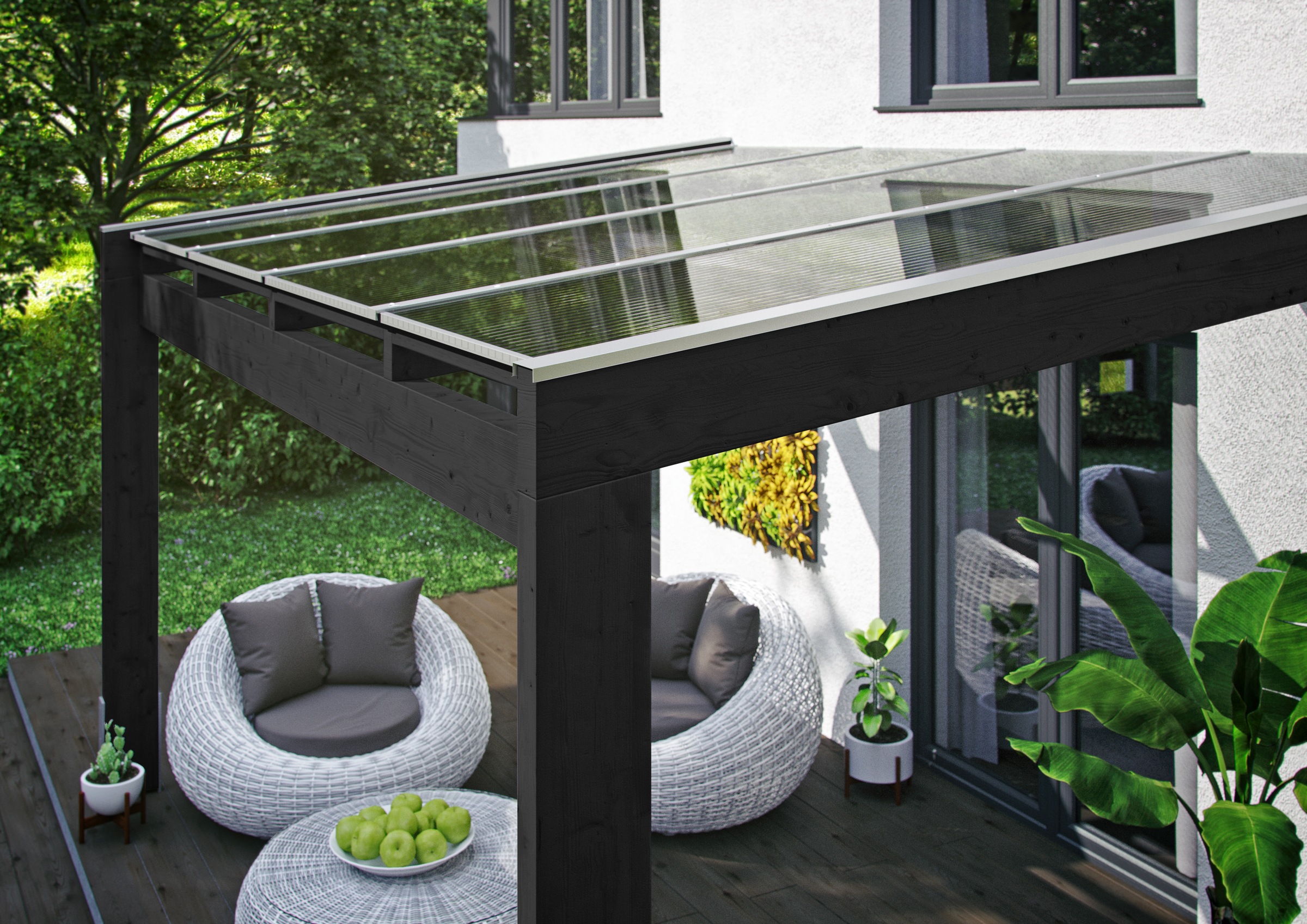 Skanholz Terrassendach »Novara«