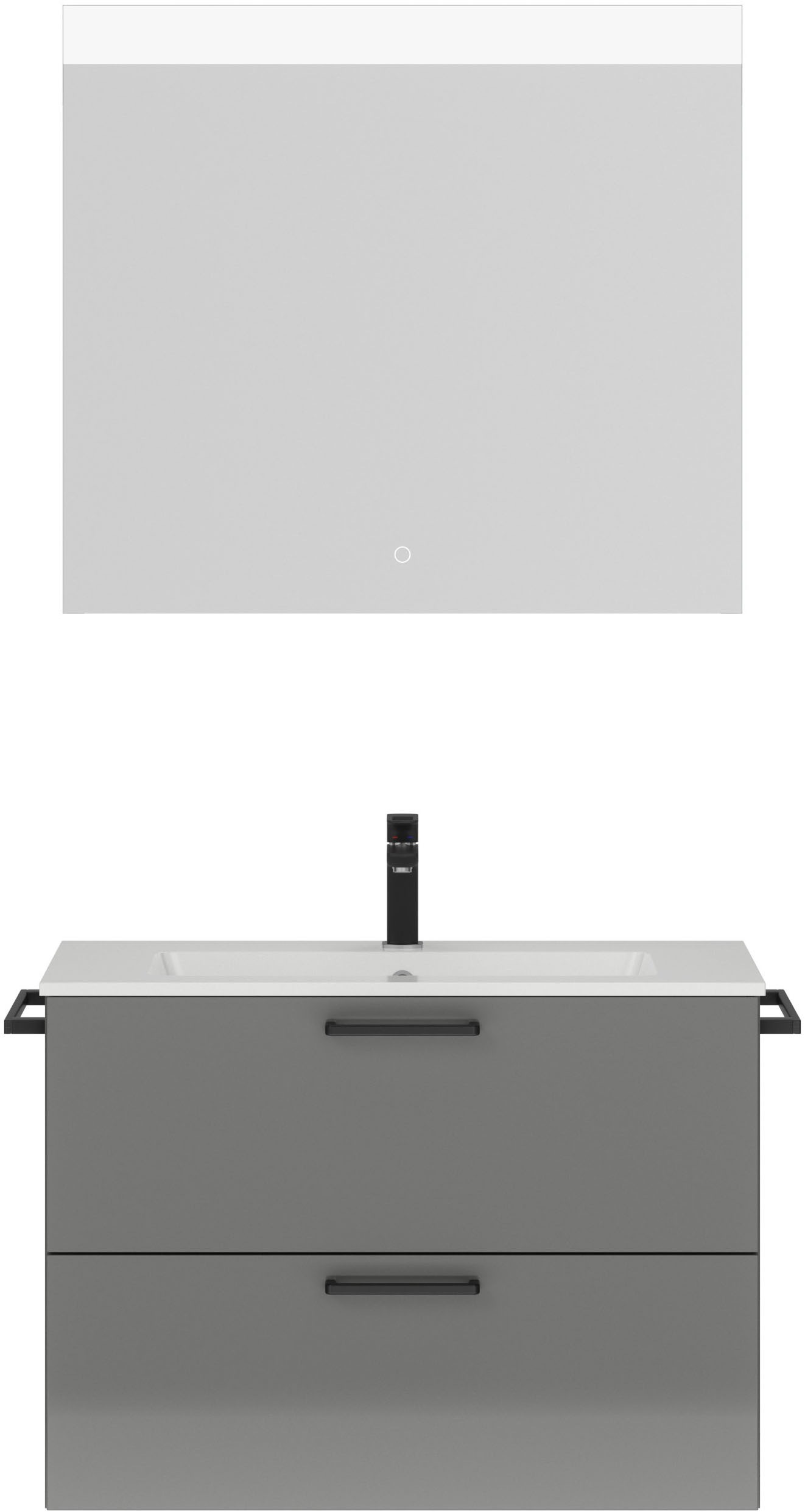 nobilia Badmöbel-Set "Tolvina" vormontiert, mit Soft-Close, 2 Stk. tlg. günstig online kaufen