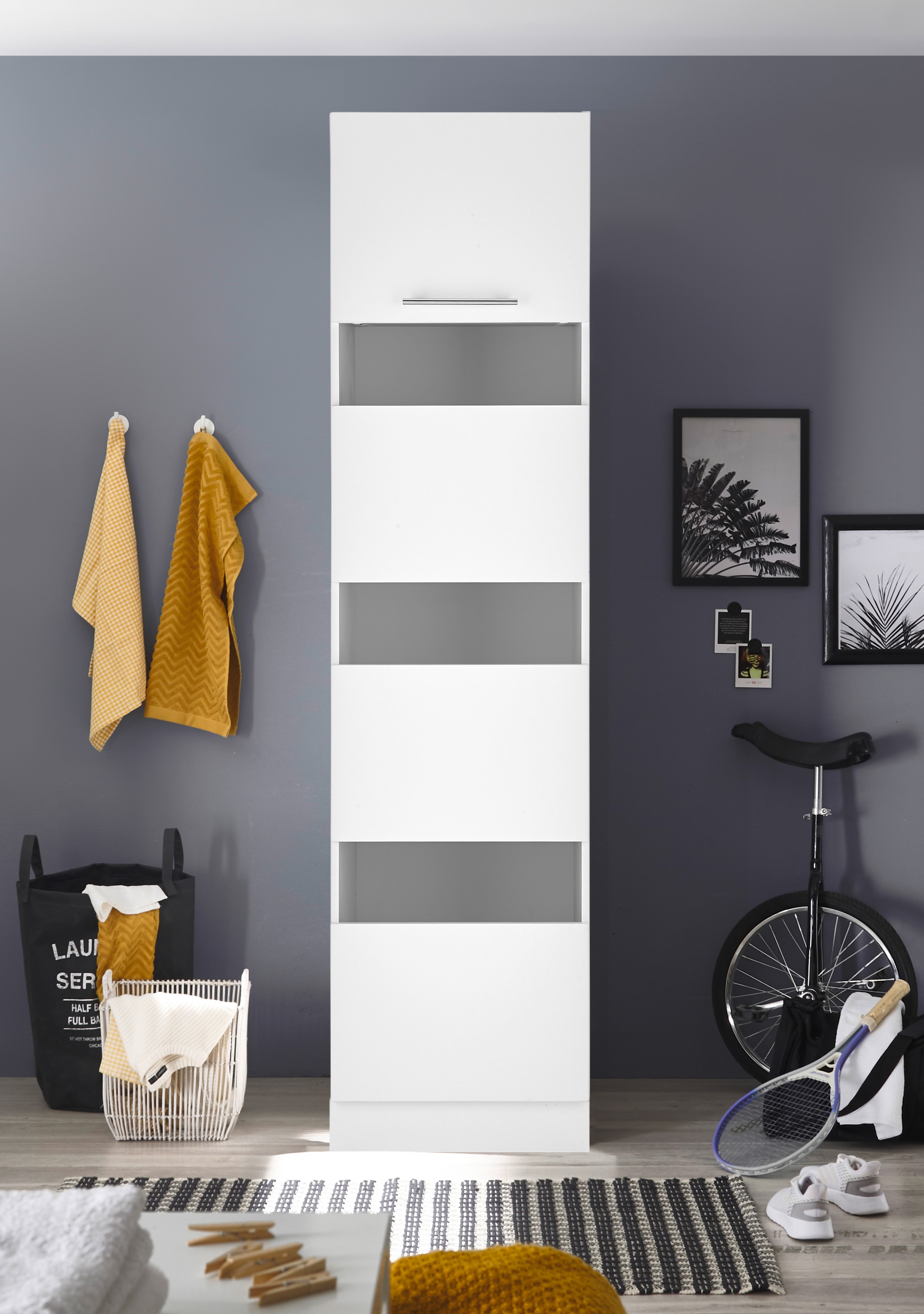RESPEKTA Wäscheschrank »Clara«, (H x B x T) 200 x 50 x 67,6 cm