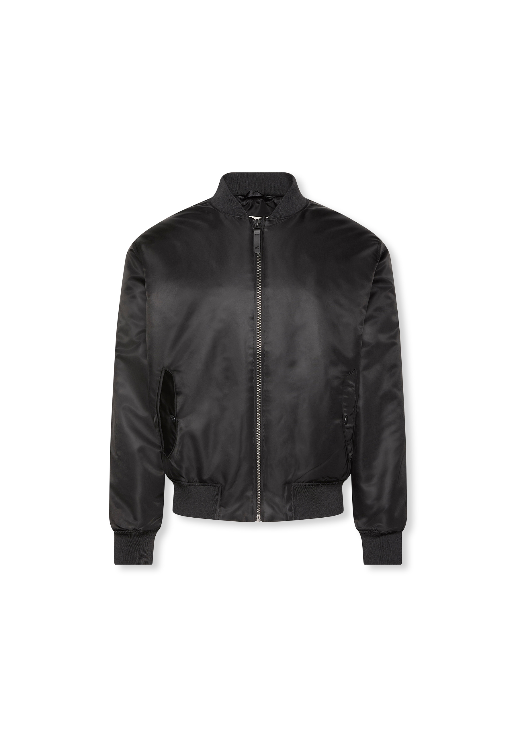 Calvin Klein Jeans Bomberjacke »LS NYLON BOMBER JACKET«, ohne Kapuze, Mit Rundhalsausschnitt