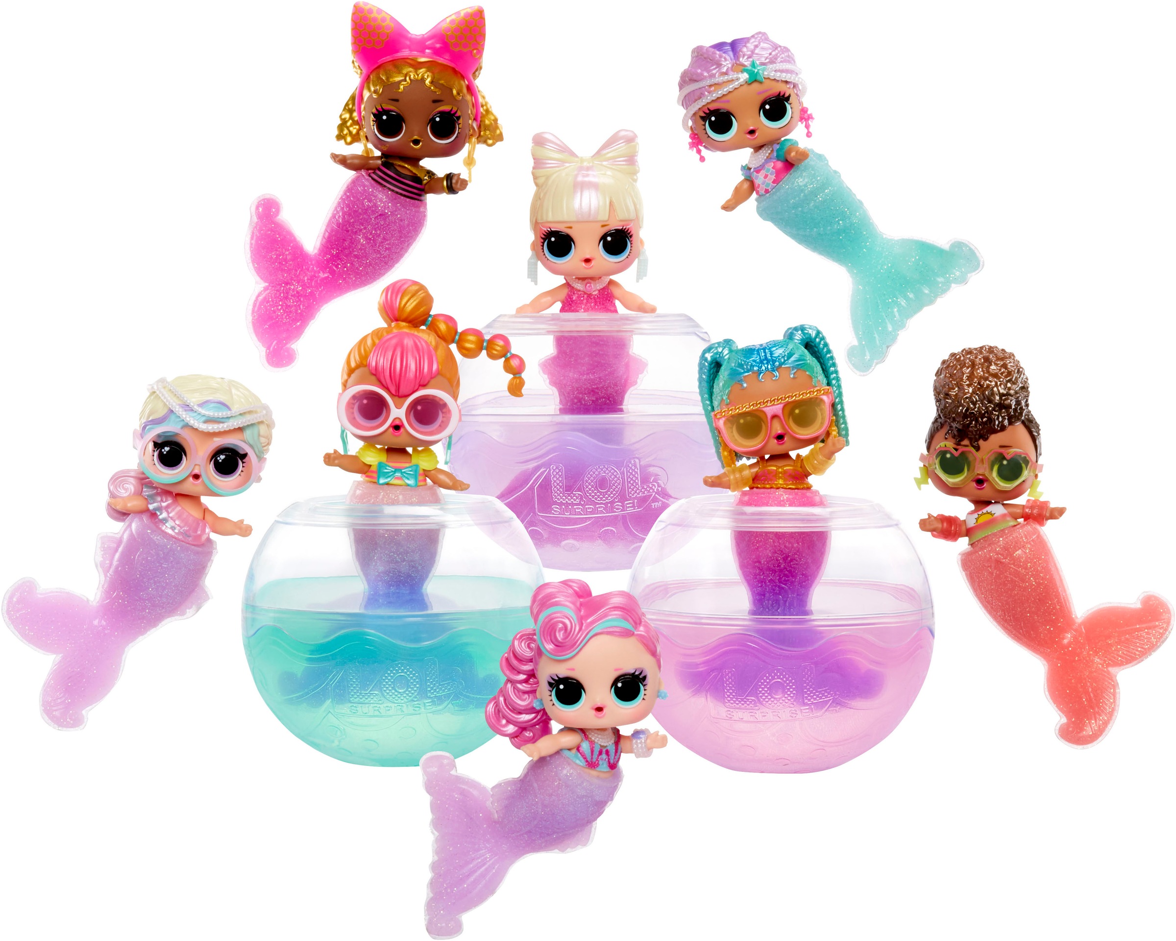 L.O.L. SURPRISE! Anziehpuppe »L.O.L. Surprise Mermaids! Tots« sortierte Lieferung
