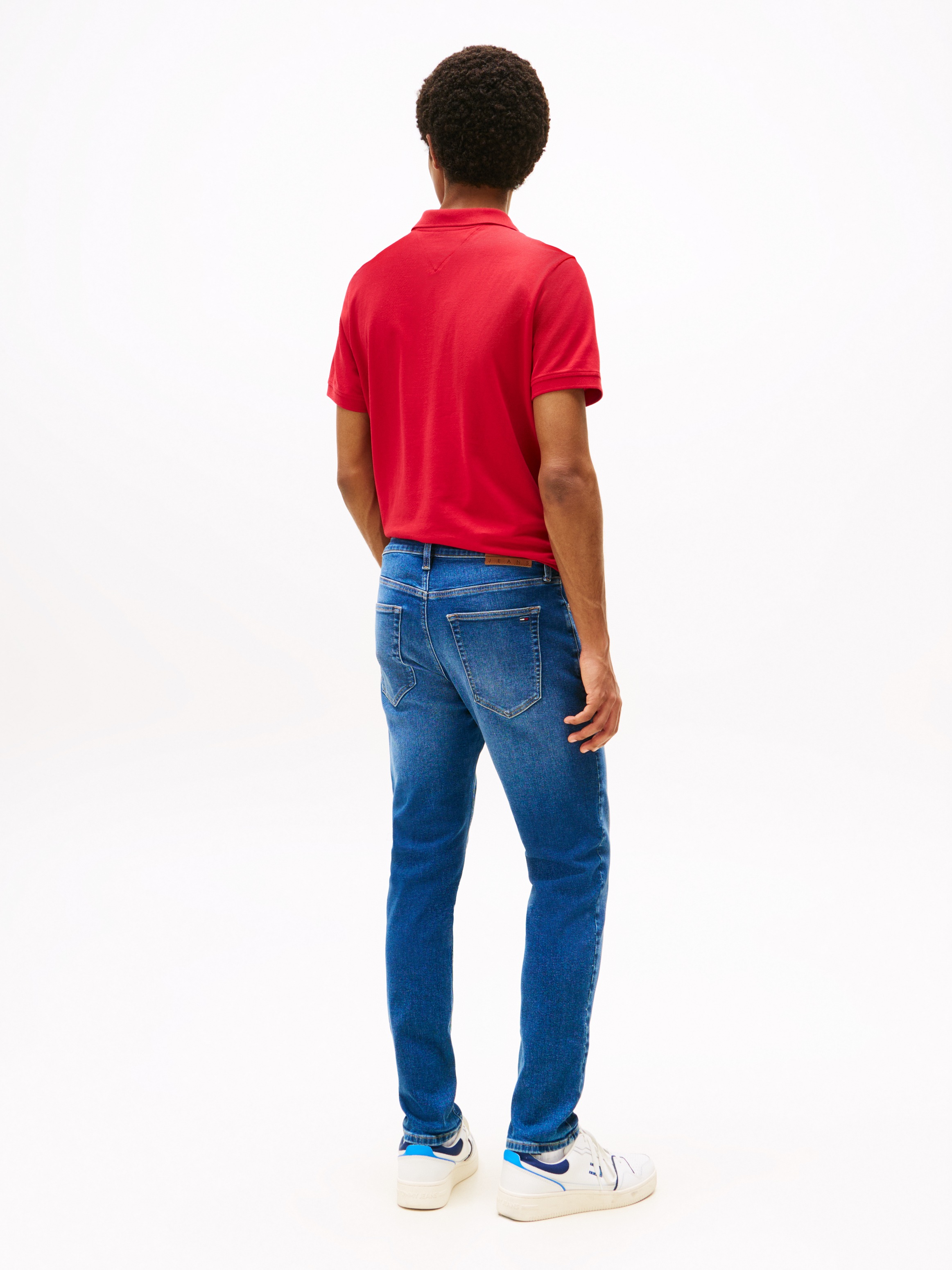 Tommy Jeans Slim-fit-Jeans »Austin Slim Tapered«, Mit Gürtelschlaufen