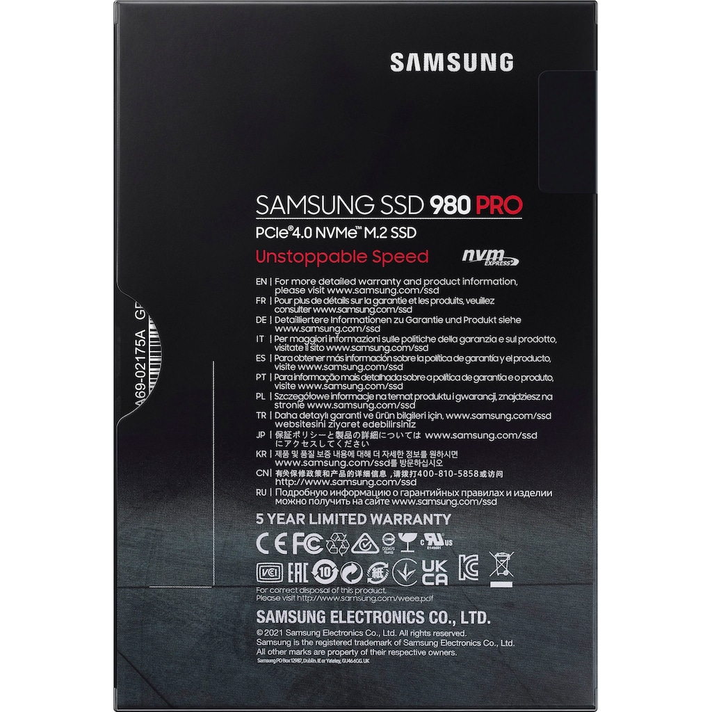 Samsung interne SSD »980 PRO 2TB SSD + PS5 DualSense«
