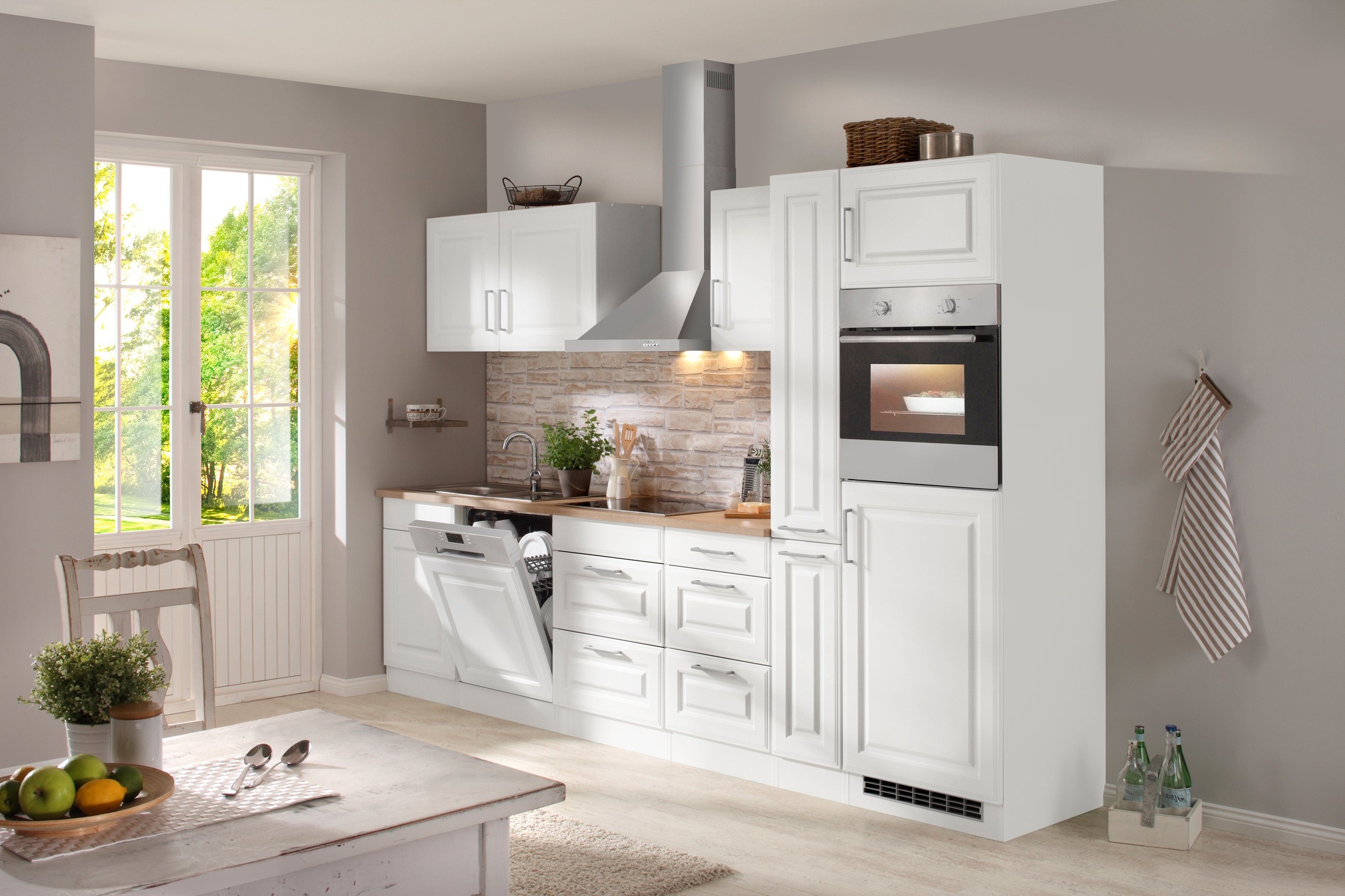 KOCHSTATION "KS-Stockholm" hochwertige MDF-Fronten günstig online kaufen