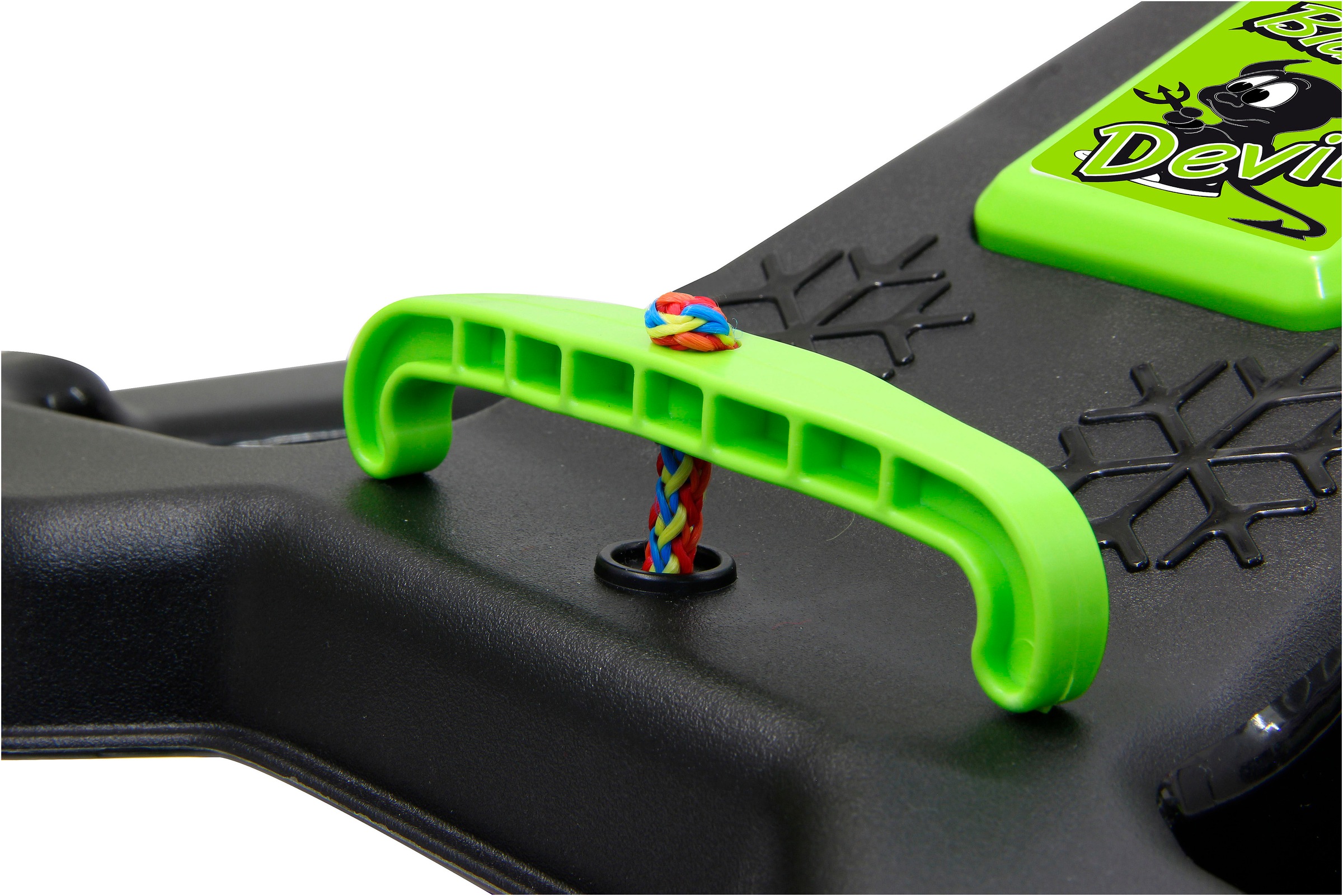 Jamara Bob »Snow Play Bob Black Devil 84cm schwarz mit Lenkrad und Bremse«, Made in Europe