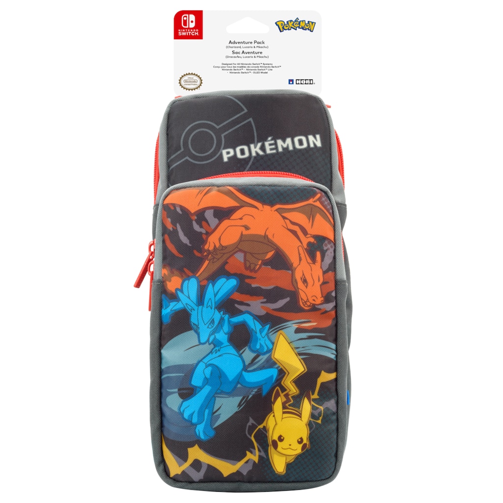 Hori Spielekonsolen-Tasche »Switch Adventure Pack Tasche - Pikachu, Lucario & Glurak«