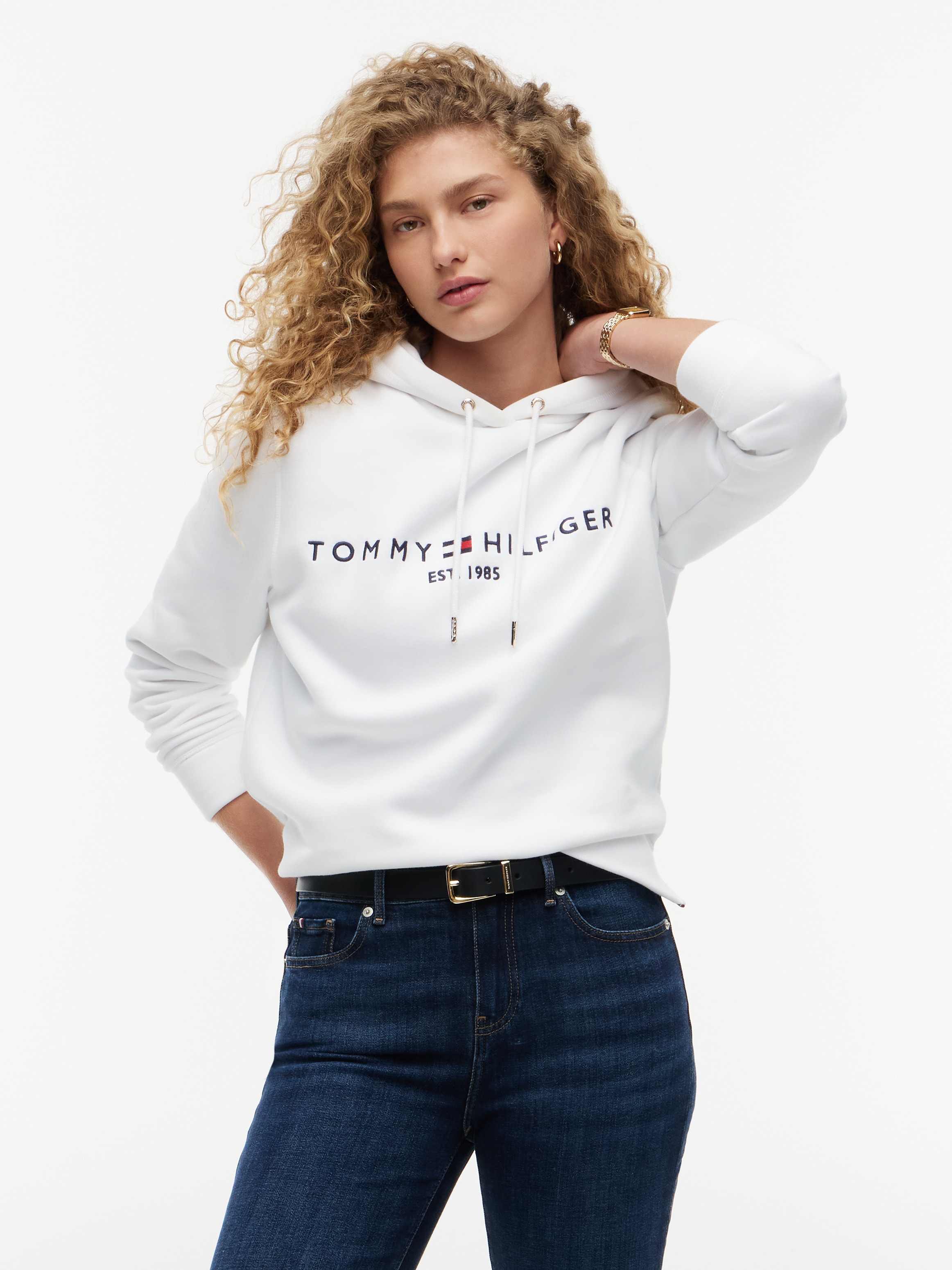 Tommy Hilfiger Kapuzensweatshirt , mit Tommy Hilfiger Logostickerei
