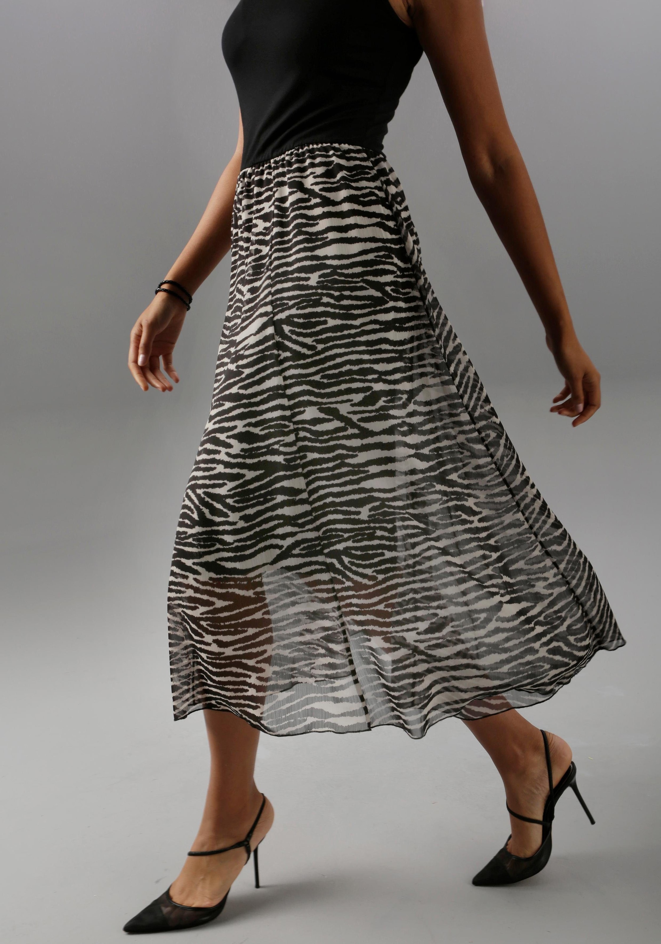 Aniston SELECTED Partykleid im Animal-Print