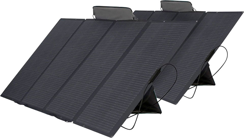 Ecoflow Solaranlage »Delta Pro Powerstation 3,6kWh und 2 x 400W Ecoflow Solarpanel«, (Spar-Set), Plug and play