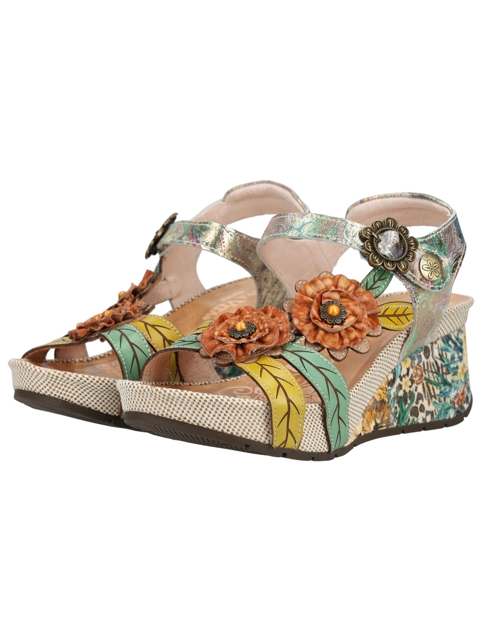 LAURA VITA Keilsandalette »LAURA VITA Sandalen Leder«