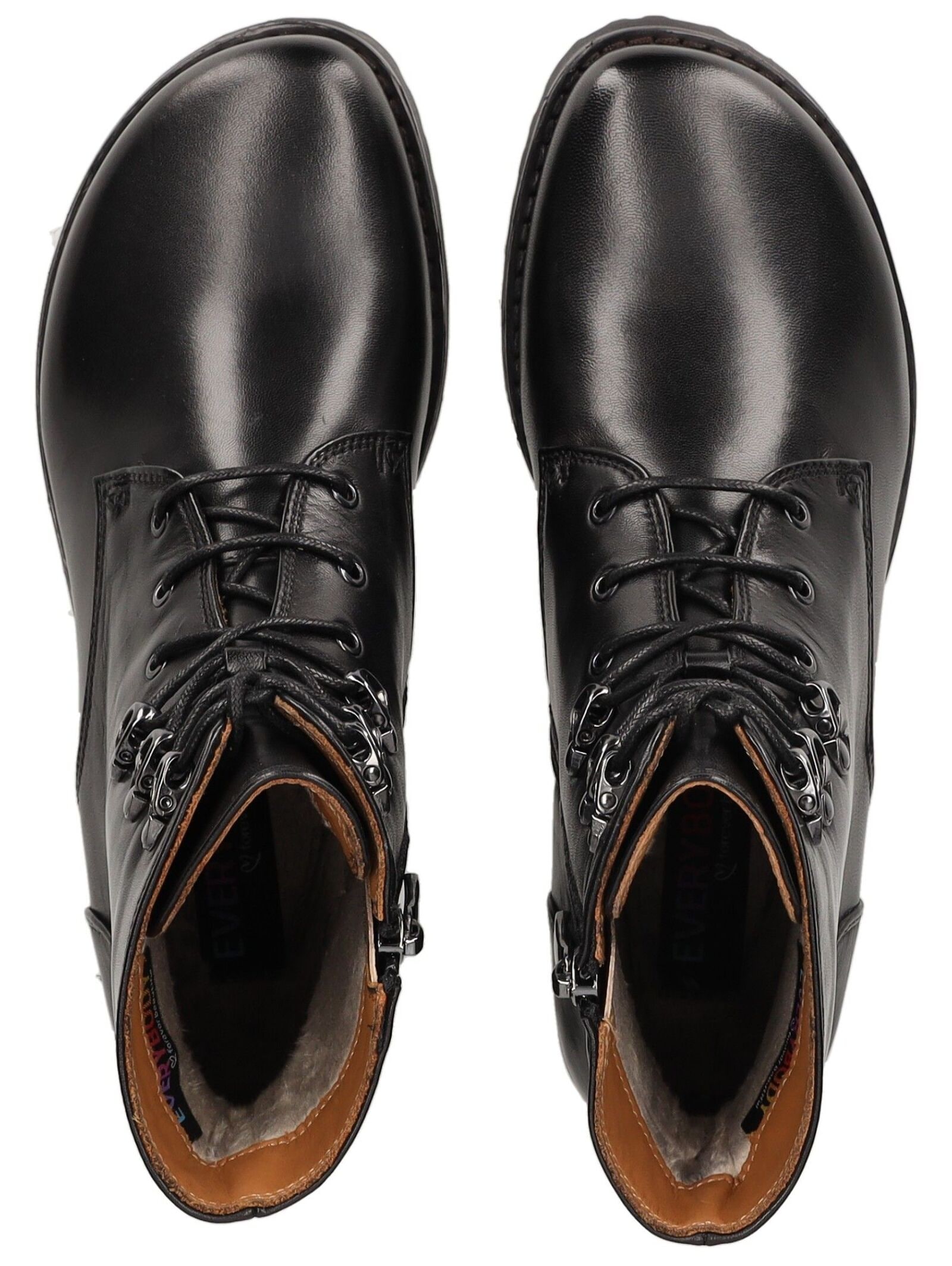 Everybody Schnürstiefelette »Everybody Stiefelette Leder«