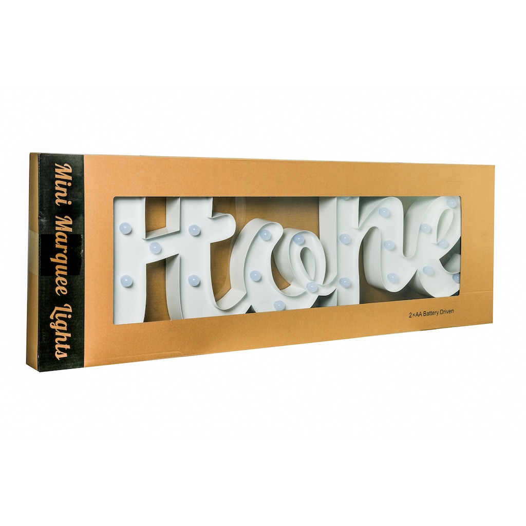 MARQUEE LIGHTS LED Dekolicht »Hope«, 29 flammig-flammig