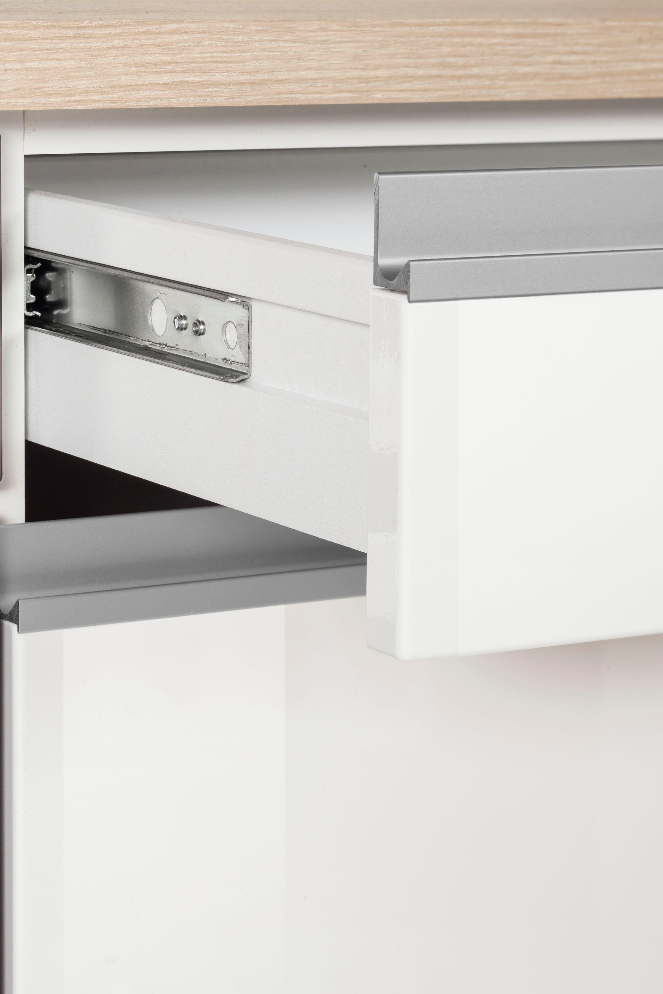 KOCHSTATION Küchenzeile »KS-Ohio«, mit E-Geräten, Breite 330 cm