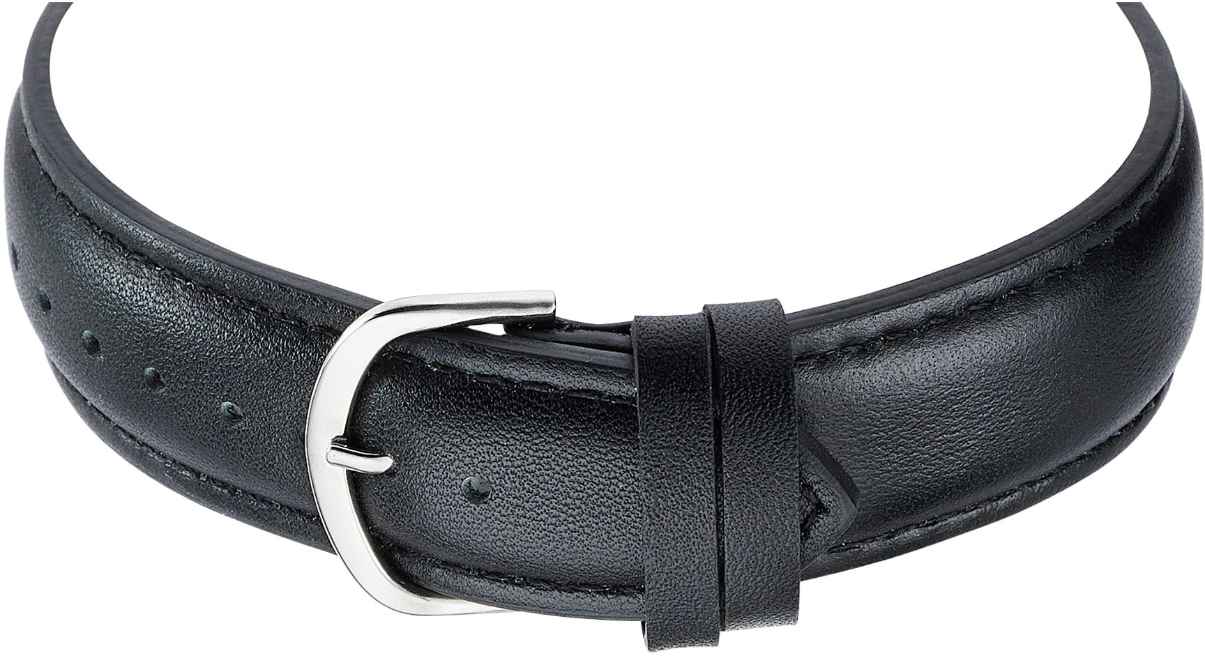 MASTER TIME Funkuhr »Sprechende Funkuhr«, Armbanduhr, Quarzuhr, Herrenuhr, Datum, Lederarmband