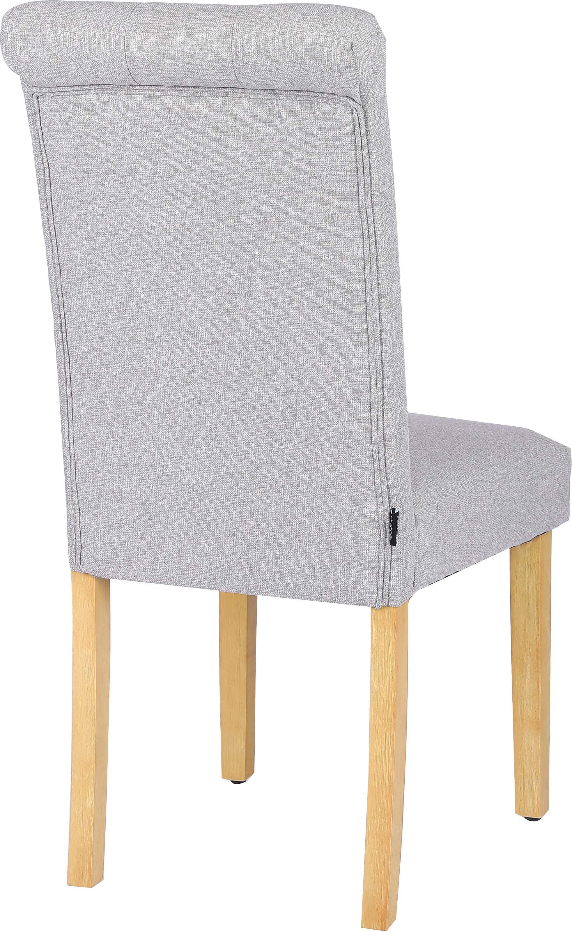 Home affaire Esszimmerstuhl »Liao, 2er-Set«, (Set), pflegeleichter Webstoff Bezug, Knopfheftung, Sitzhöhe ca. 51 cm