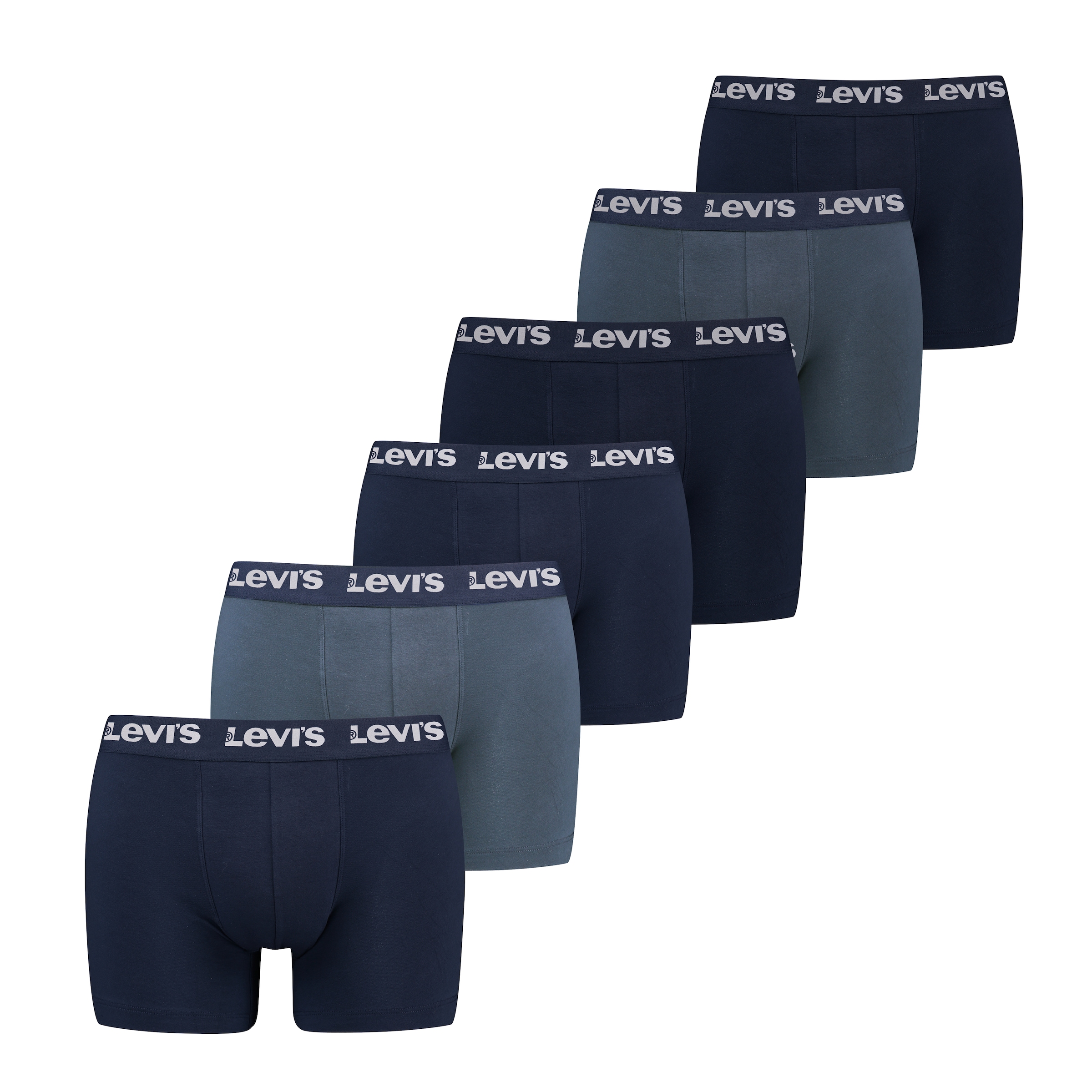 Levi's® Boxershorts »LEVIS MEN REPEAT LOGO BOXER BRIEF 6P ECOM« 6er Pack, 