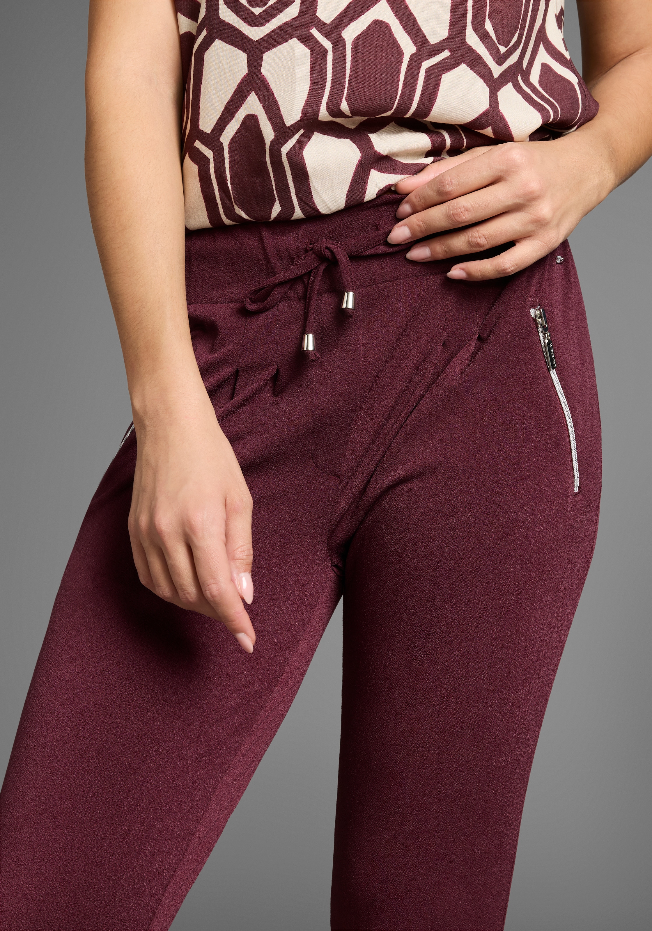 Laura Scott Jogger Pants, mit Reißverschlusstaschen