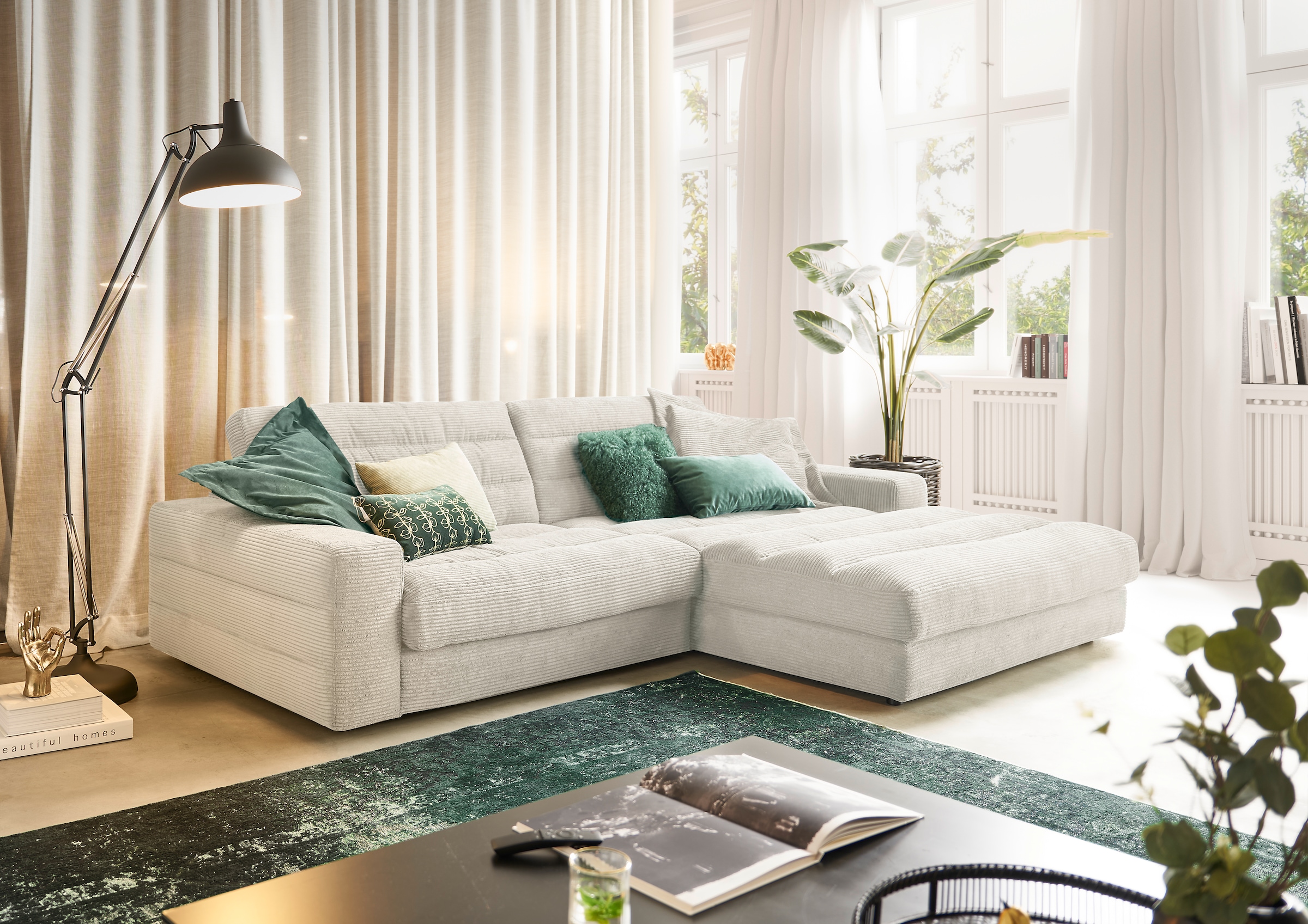 3C Candy Ecksofa »Stripes Mega-Sofa, bequem und komfortabel, L-Form«, Lose günstig online kaufen