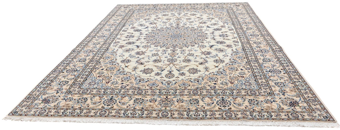 morgenland Wollteppich »Moud Medaillon Beige 356 x 248 cm«, rechteckig, 10 günstig online kaufen