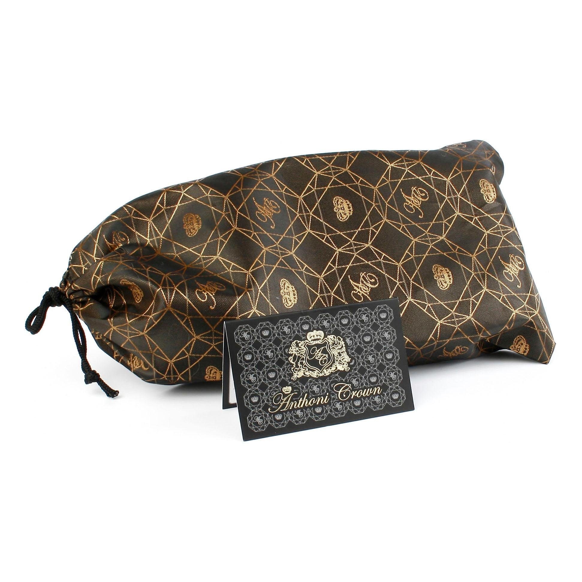 Anthoni Crown Ledergürtel mit satinierter Schließe