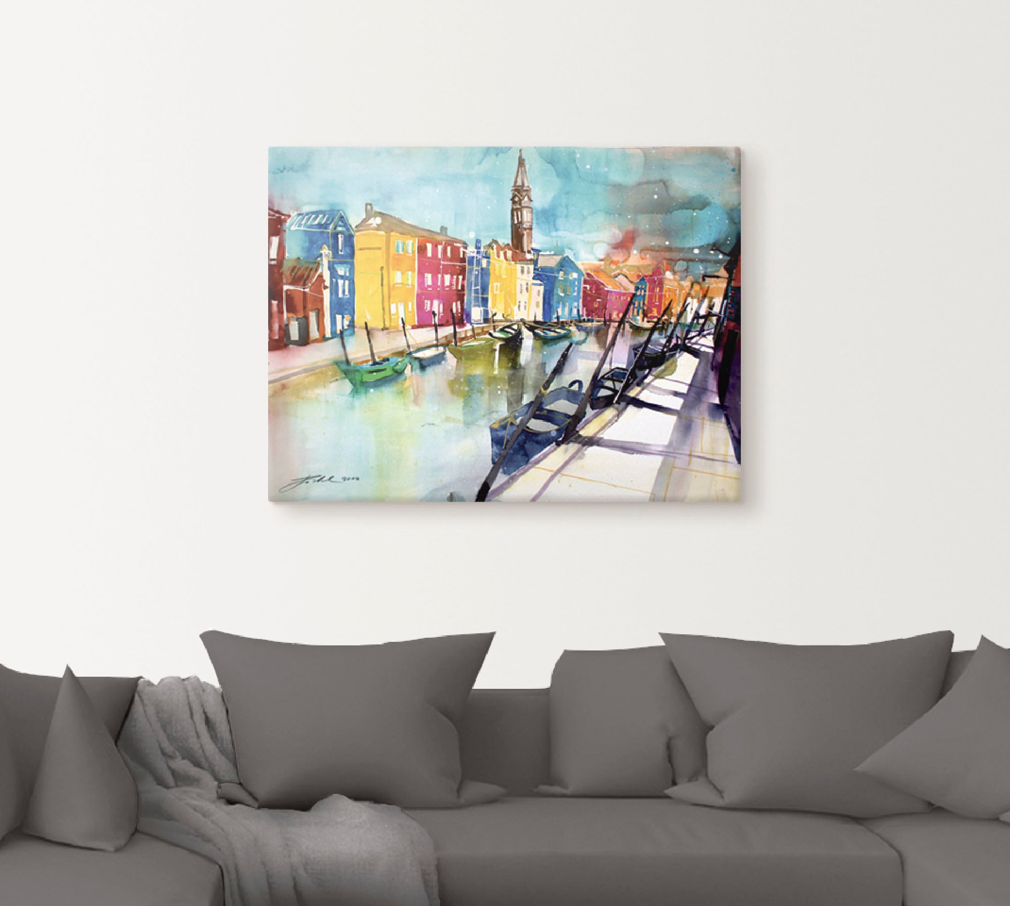 Artland Wandbild "Venedig", Italien, (1 St.), als Alubild, Outdoorbild, Lei günstig online kaufen