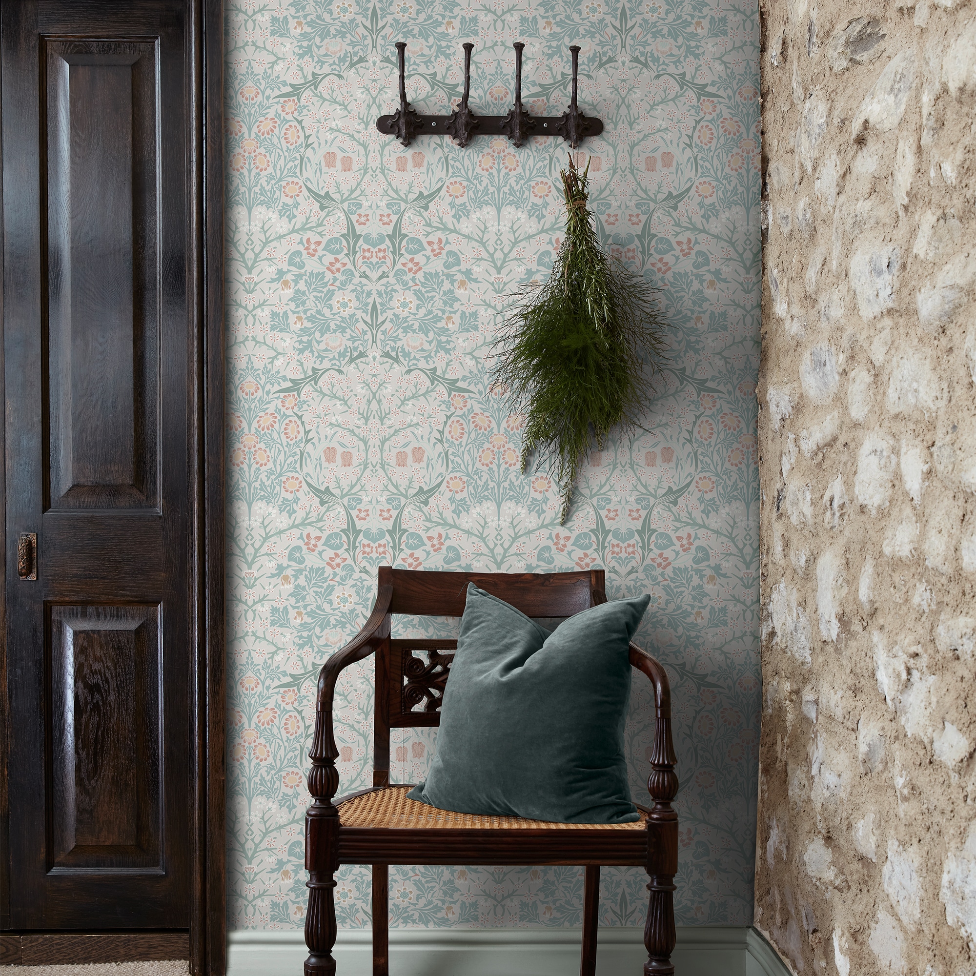 WILLIAM MORRIS AT HOME Vliestapete »Blackthorn Meadow« Motiv glatt Design T günstig online kaufen