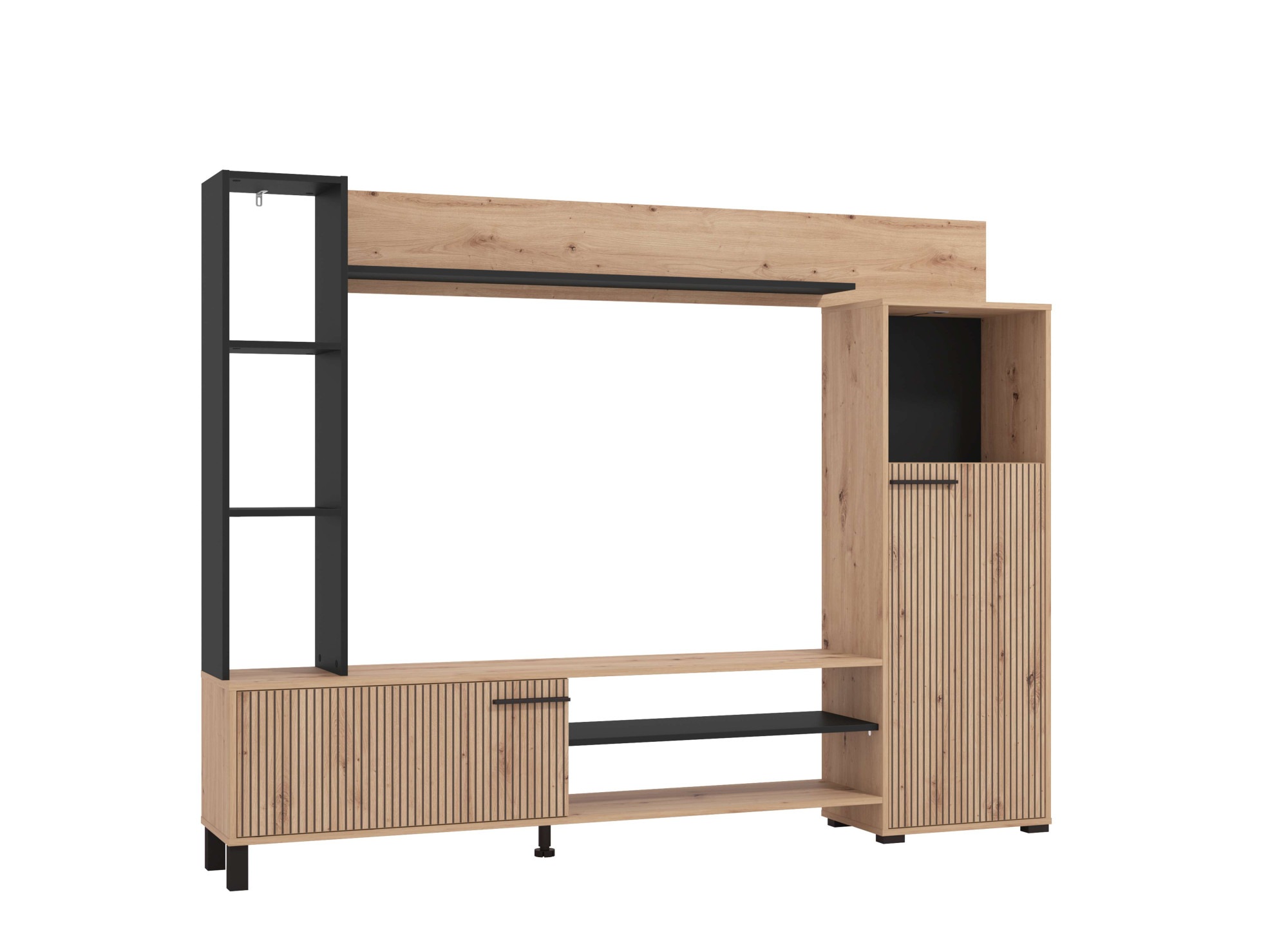 INOSIGN Wohnwand »Retimno, inkl. Highboard, TV-Board, Standregal und Wandre günstig online kaufen