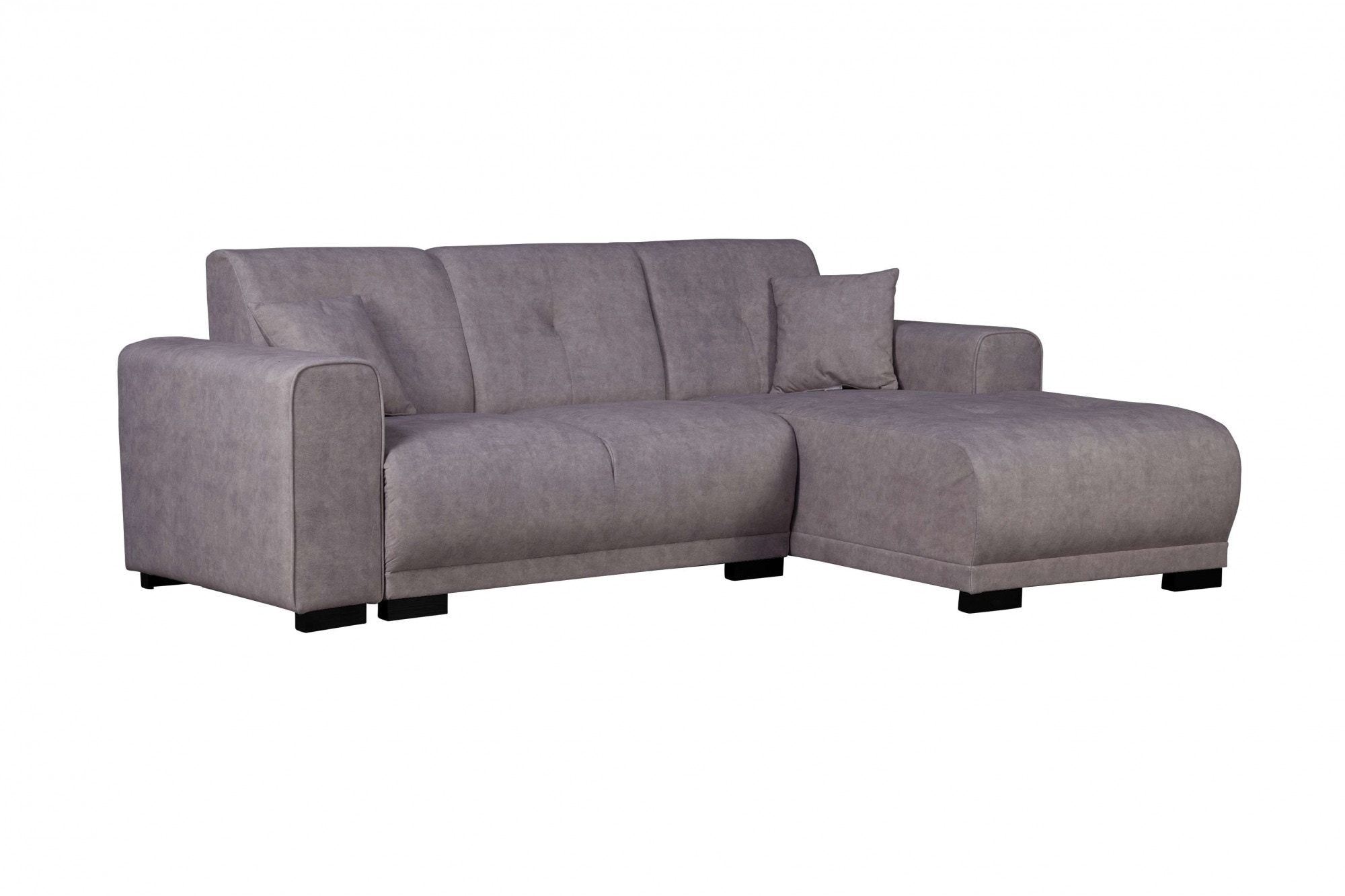 Home affaire Ecksofa »Langeland L-Form«, incl. 2 Zierkissen, Recamiere wahlweise links oder rechts