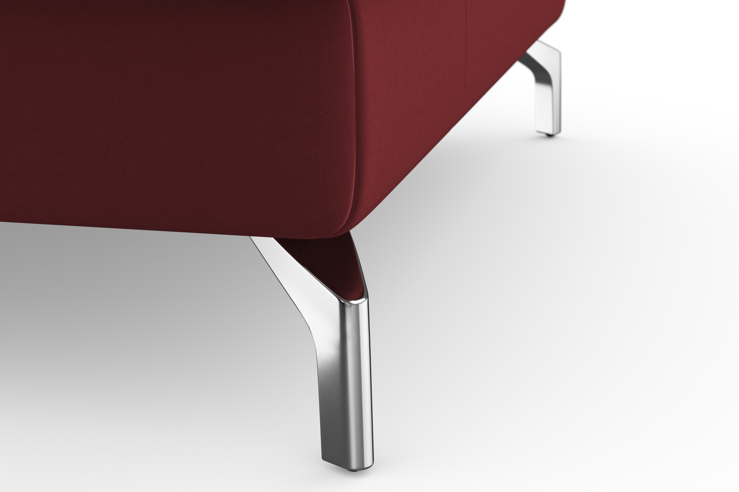 sit&more Wohnlandschaft »Bendigo U-Form«, inklusive Sitztiefenverstellung, Bodenfreiheit 12 cm, in 2 Fußfarben