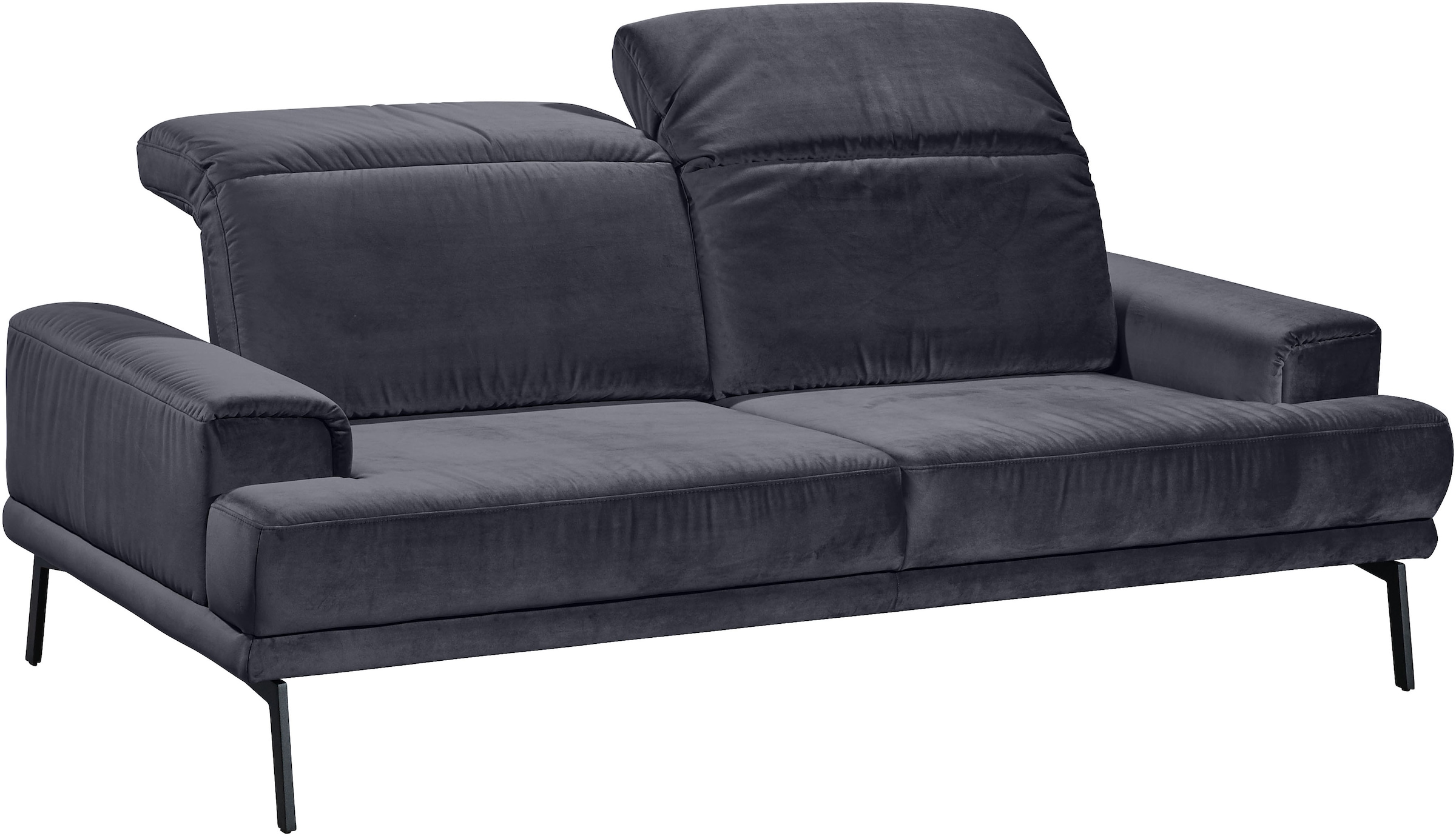 Musterring 2-Sitzer »MR 4580«, inkl. Kopf- und Sitztiefenverstellung, Fuß schwarz, B198 x T103 cm