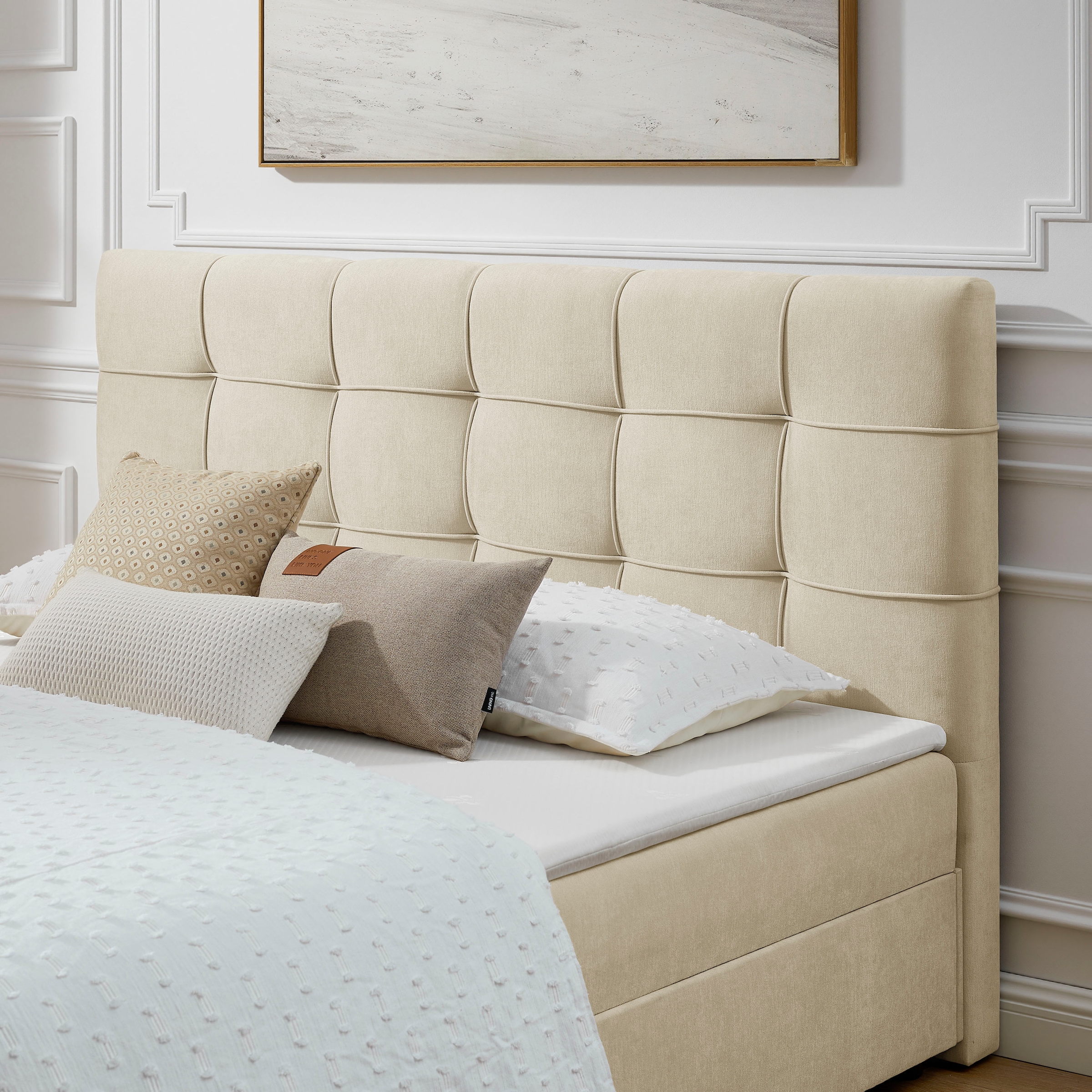 OTTO home Boxbett »Lilienne inkl. Bettkasten und Topper, Liegefläche 180x200cm« erhältlich in der Größe 180x200 cm