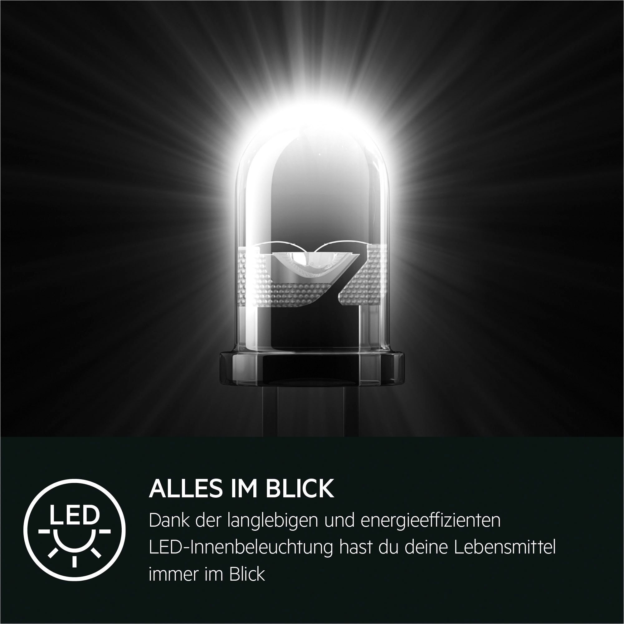 AEG Einbaukühlgefrierkombination Serie 5000 »TSC5S183EF«, ColdSense, LowFrost, LED-Display, beschleunigtes Schnellgefrieren