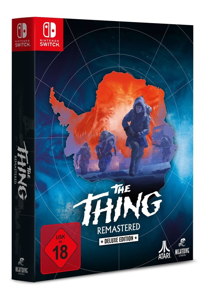 ATARI Spielesoftware »The Thing: Remastered - Deluxe Edition«, Nintendo Switch, Sammlerbox mit exklusiven Inhalten u.a. Steelbook und 2 Aufnähpatches