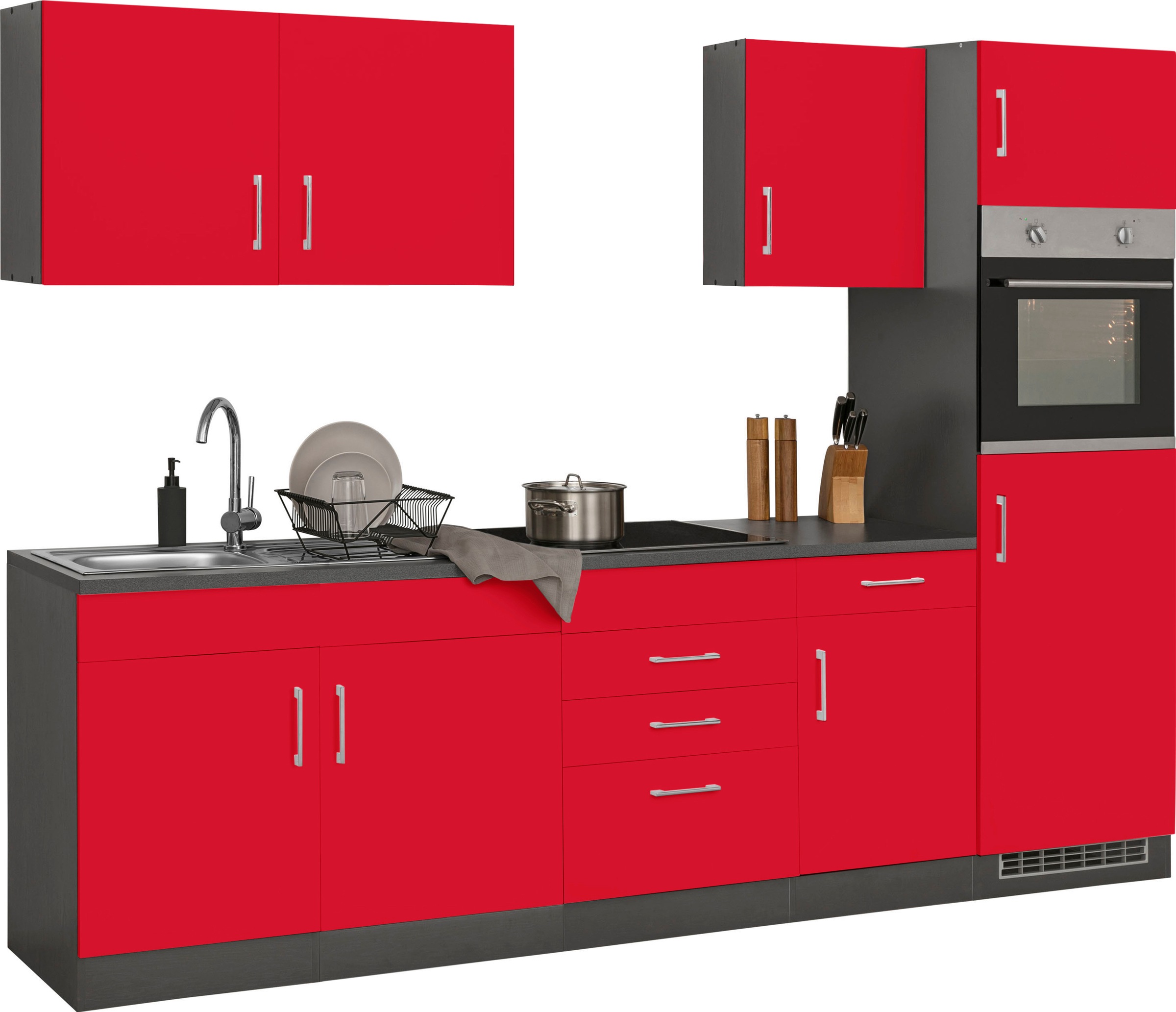 KOCHSTATION Küchenzeile »KS-Paris – Küchen mit einzigartigen Fotomotiven au günstig online kaufen