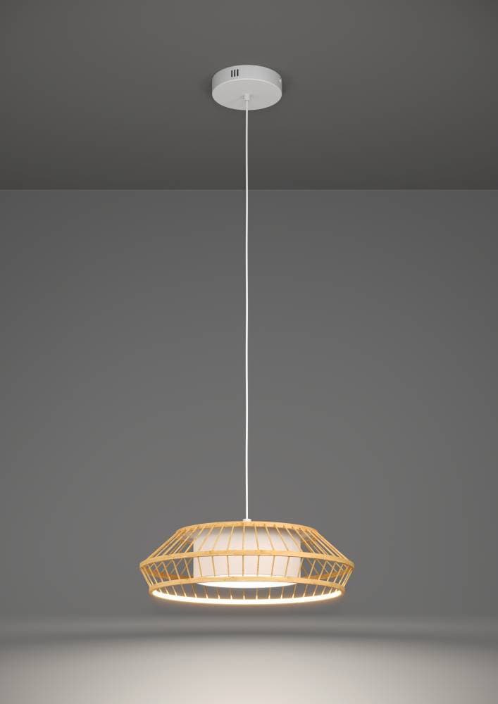 EGLO Hängeleuchte »YUKU-Z«, 1 flammig, Leuchtmittel LED-Modul | LED fest integriert, Hängelampe, ZigBee, App und Sprachsteuerung Alexa, RGB, dimmbar