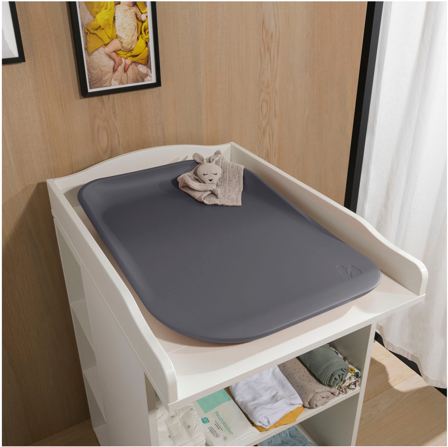 Hauck Wickelauflage »Change N Clean, anthracite«