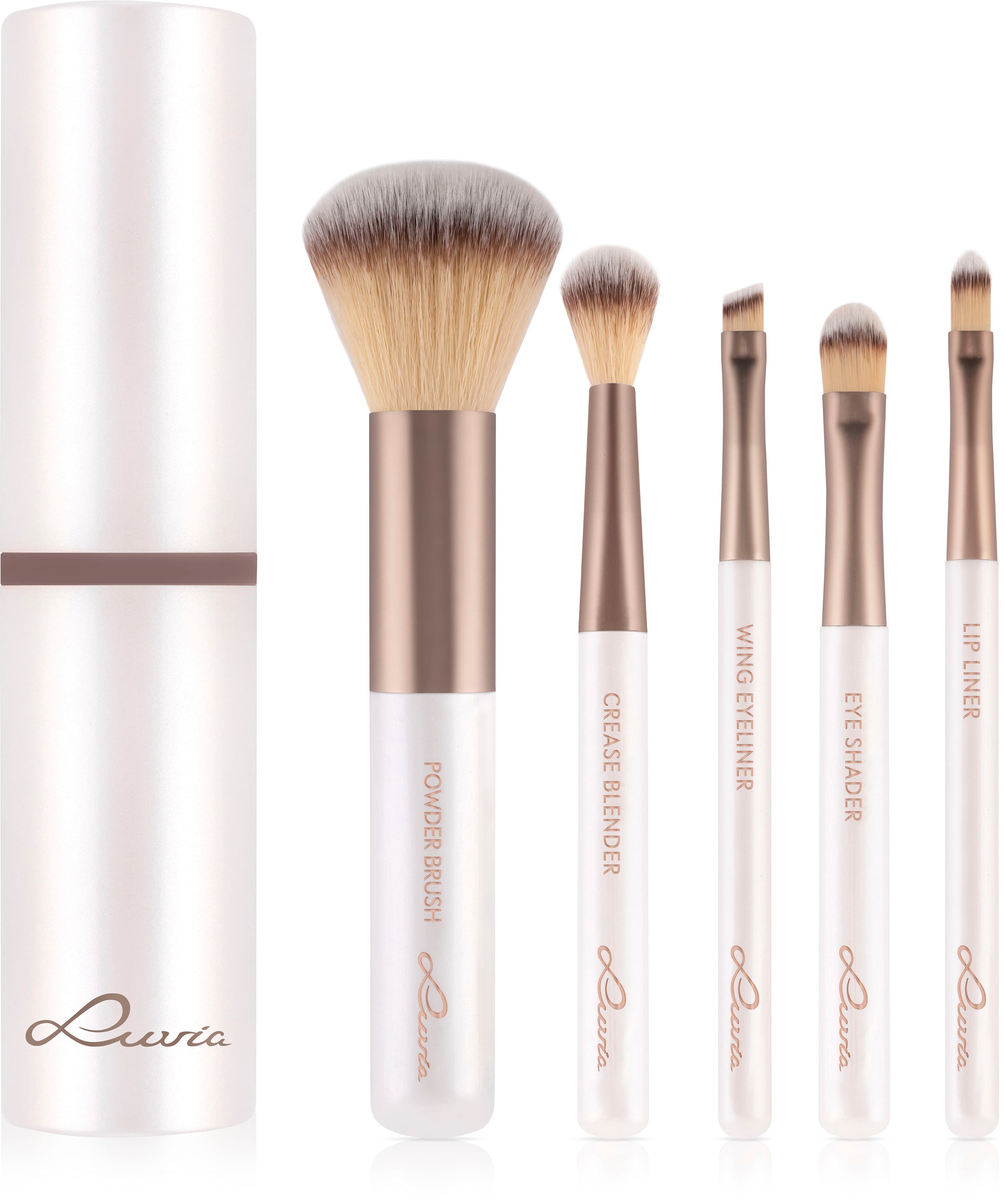 Luvia Cosmetics Kosmetikpinsel-Set »Brush Travel Set« Vielseitige Pinsel für perfektes Make-up!